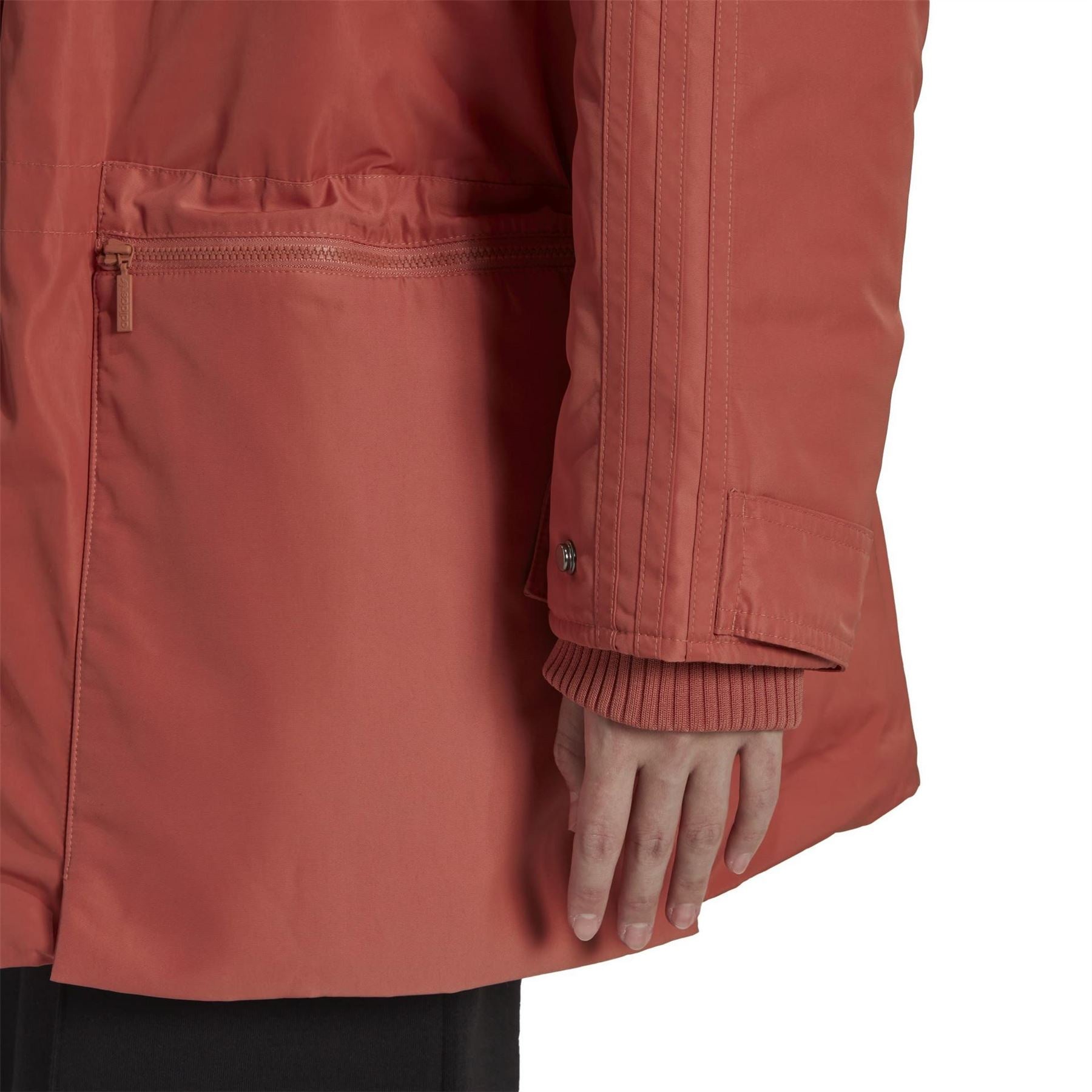 adidas Originals Hooded Long Relaxed Fit Parka