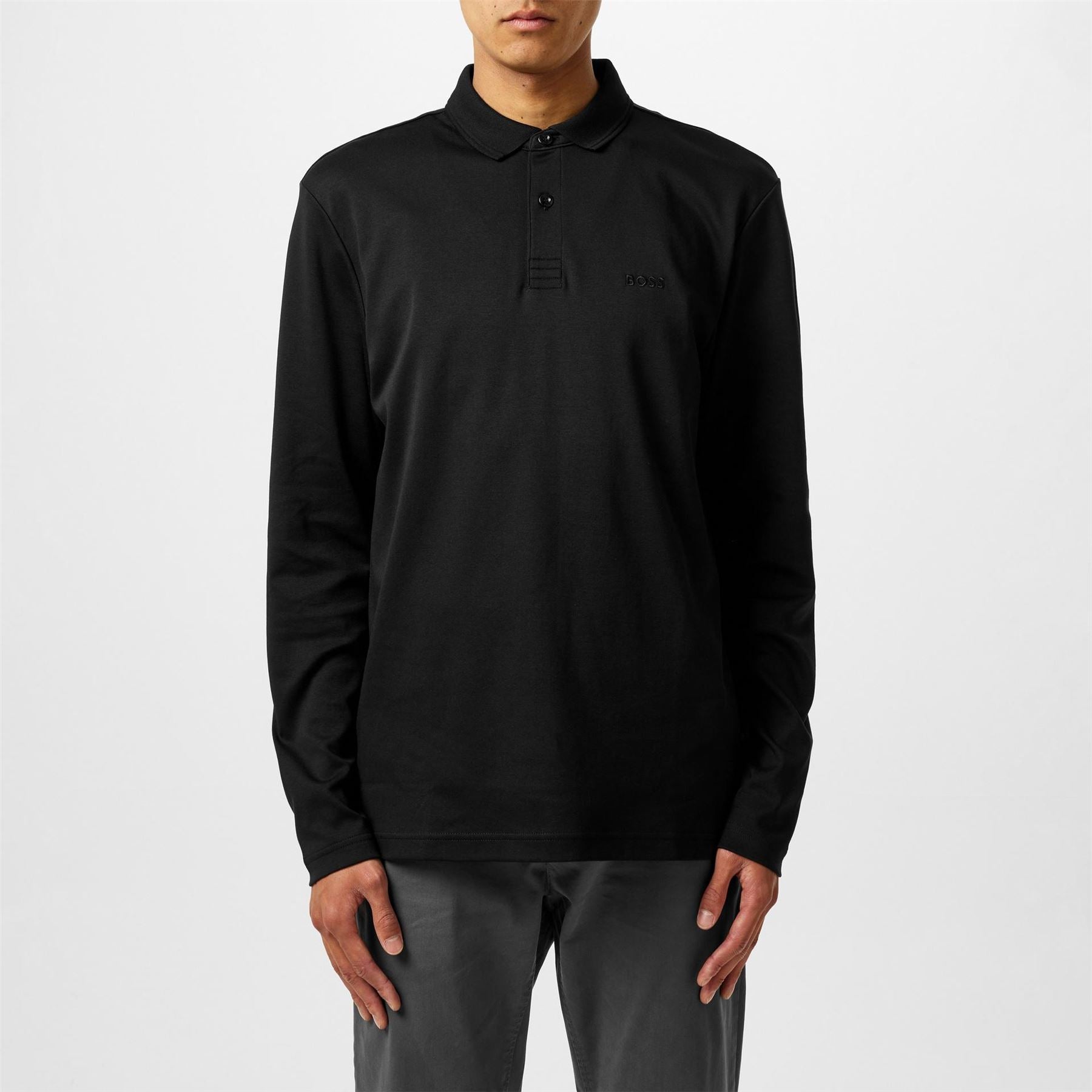 Boss Pirol Long Sleeve Polo Shirt, Timeless Design