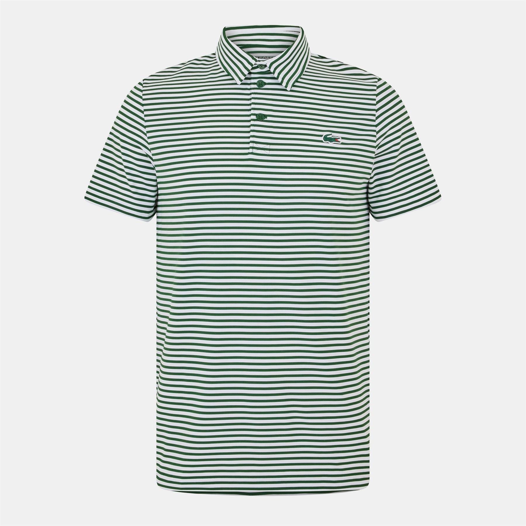 Lacoste Crocodile Logo Collared Neck Short Sleeve Polo Shirt