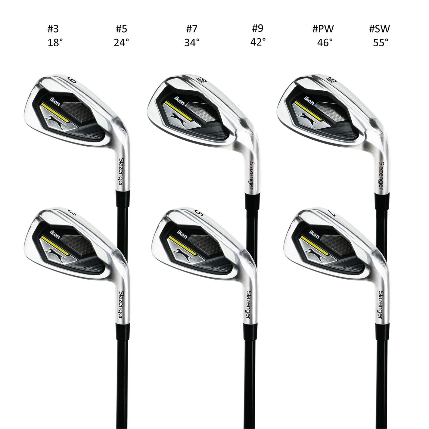 Slazenger Ikon Golf Irons Graphite Shaft Club Mens