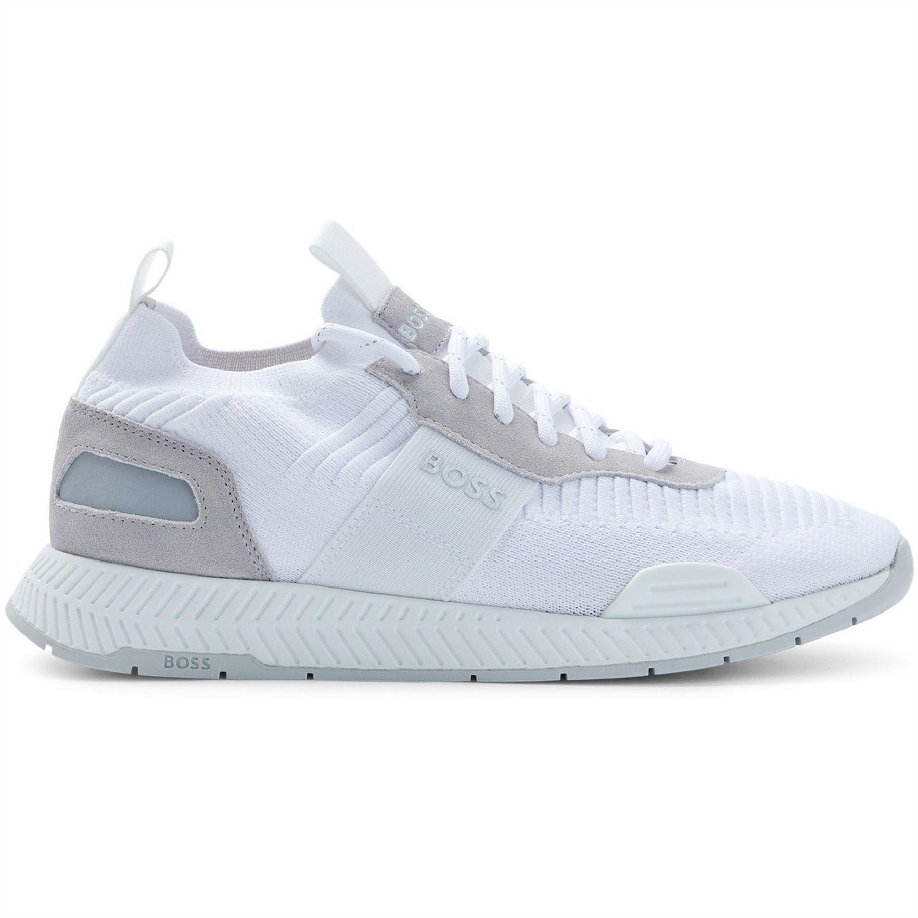 Boss Titanium Knit Trainers, Comfortable Design