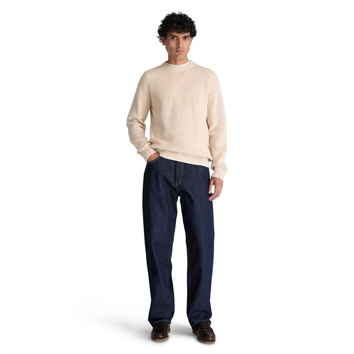 Timberland Ragland Cotton Long Sleeve Crew Neck Sweatshirt
