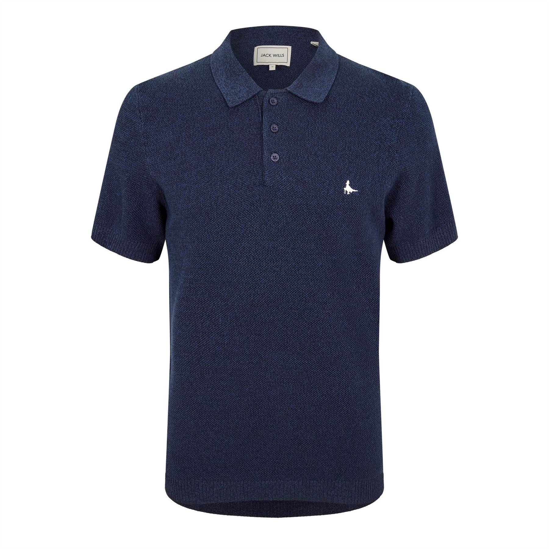 Jack Wills Knitted Short Sleeve Polo Shirt