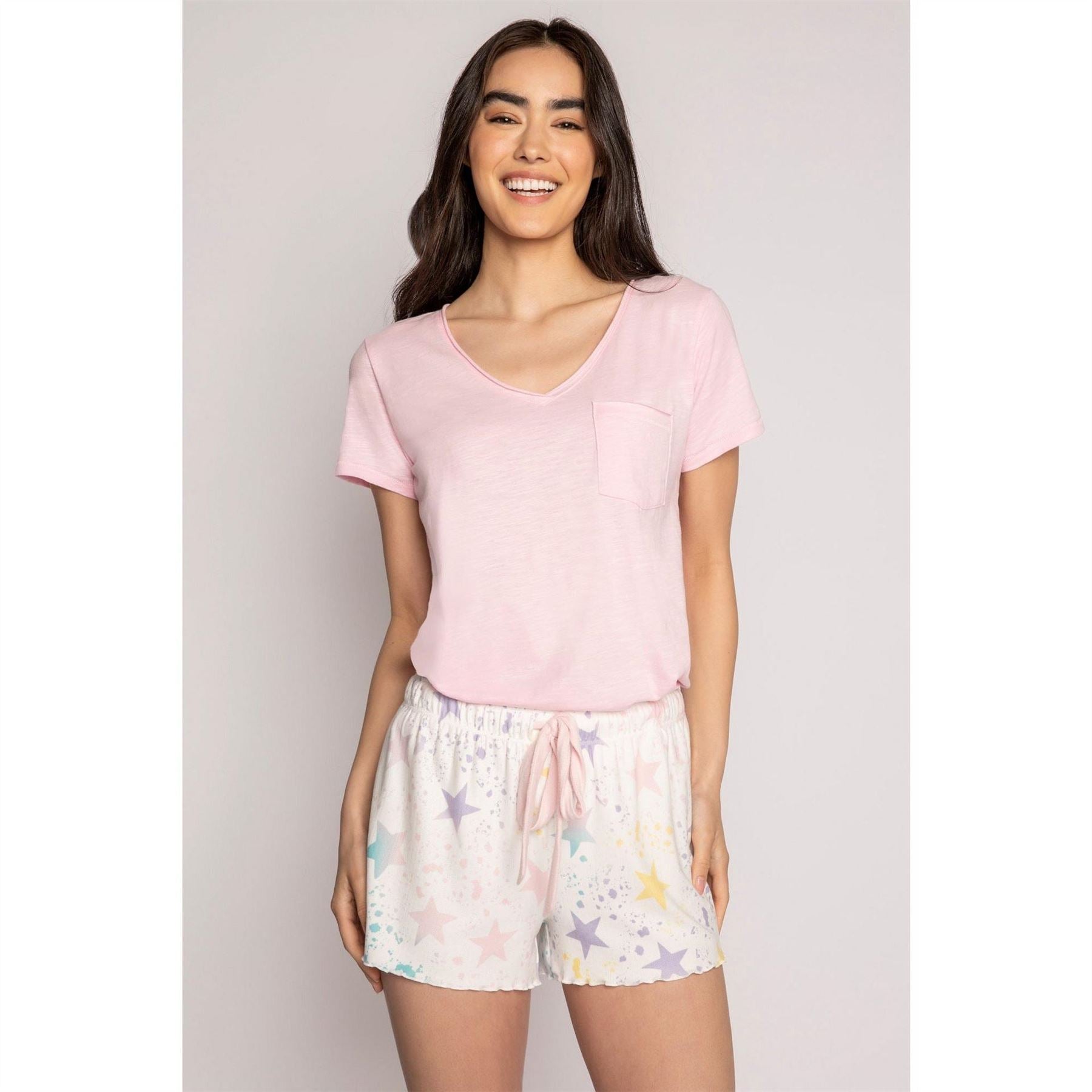 PJ Salvage Salvage Pointelle Knit Shorts