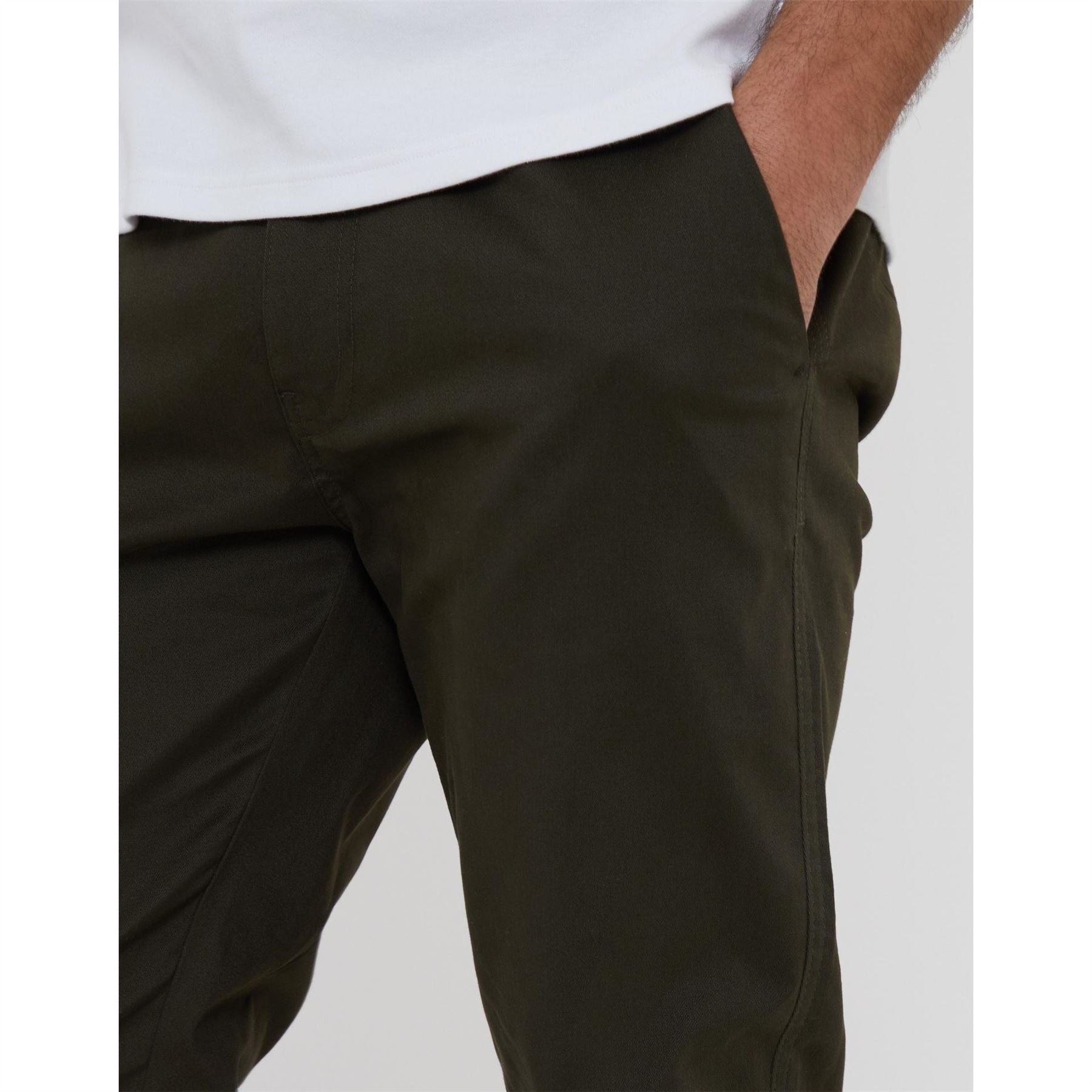 Threadbare Cast Solid Patterned Slim Trousers