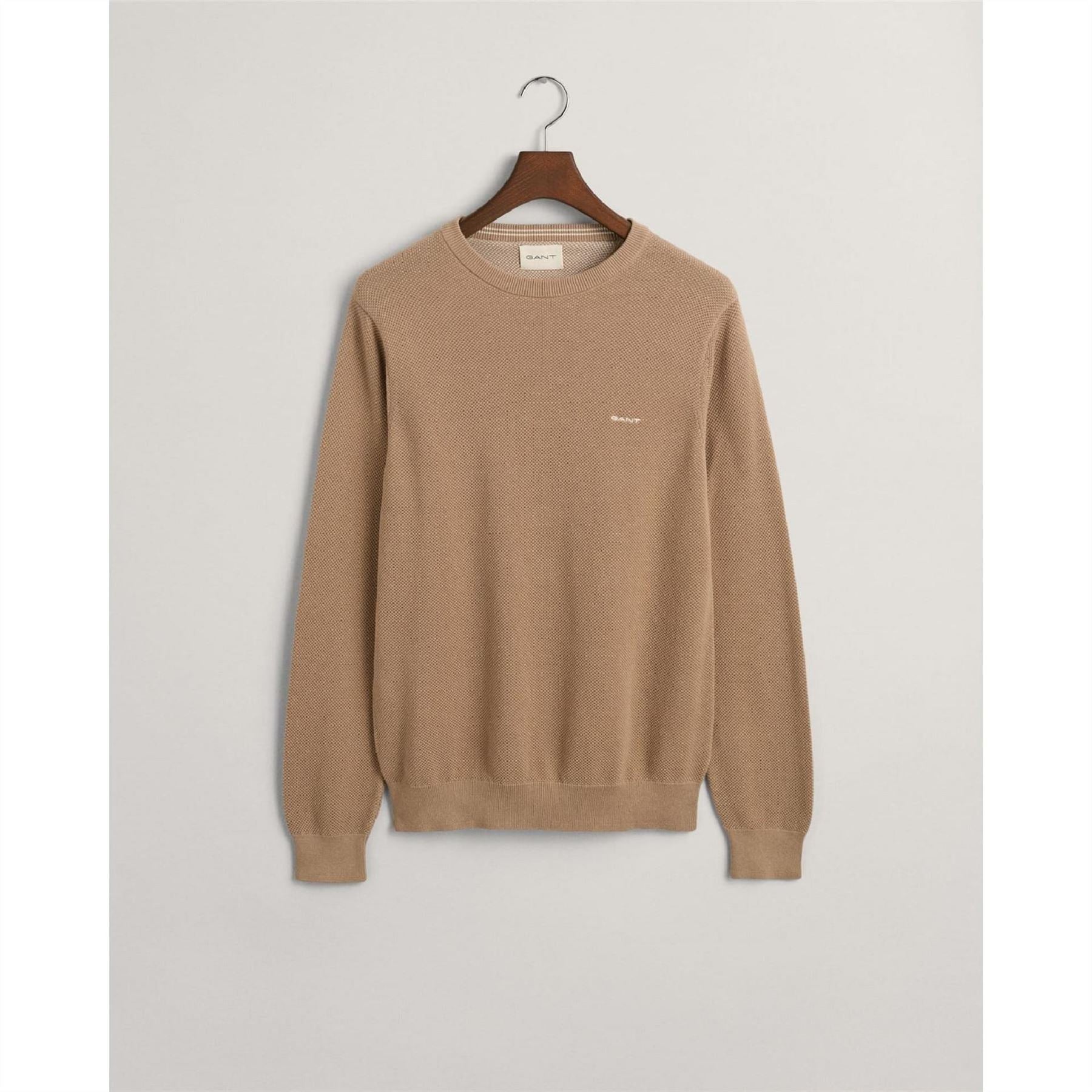 Gant Cotton Piqué Crewneck Sweater