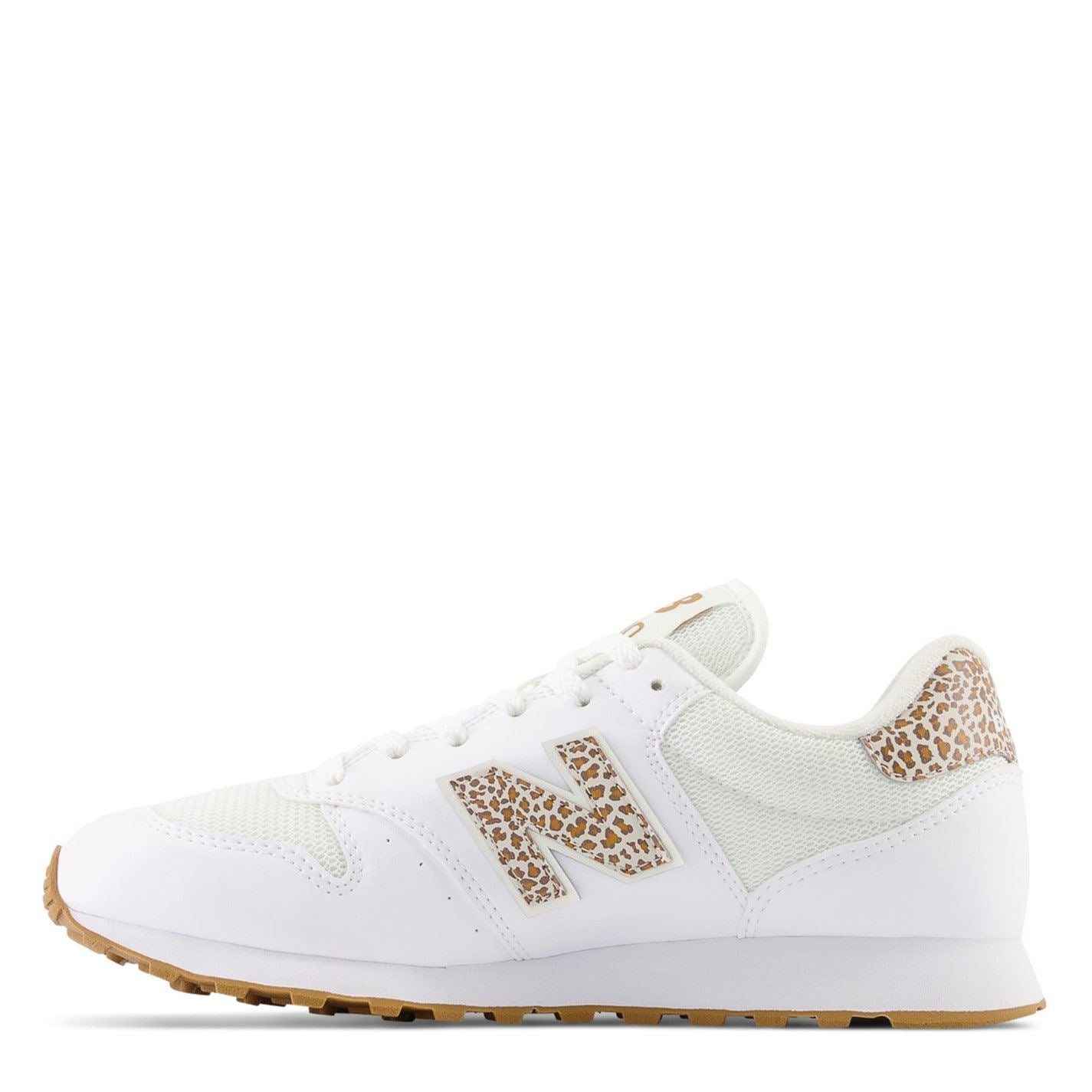 New Balance 500 Low Top Leopard Patterned Sneakers
