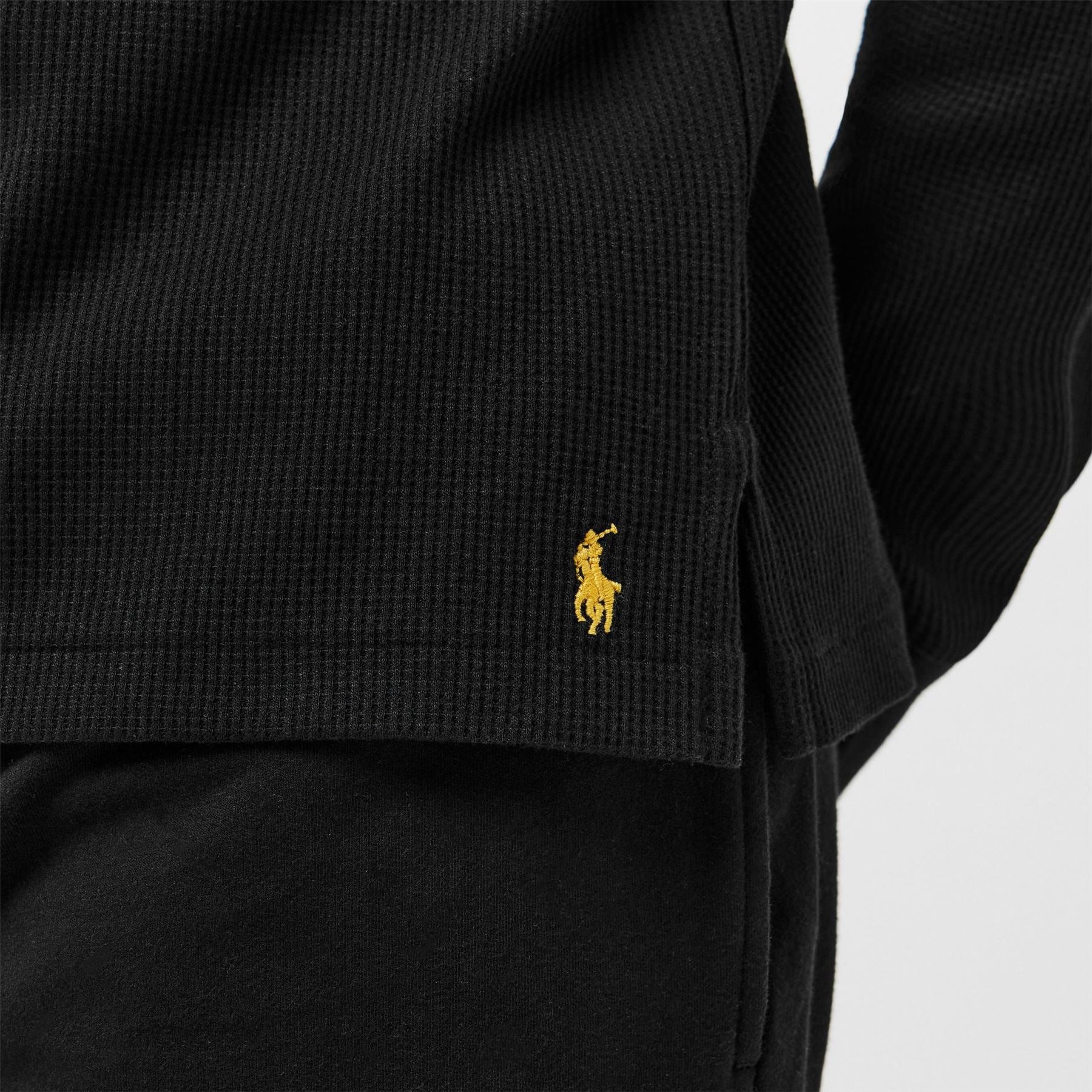 Polo Ralph Lauren Waffle Henley Long Sleeve T-Shirt