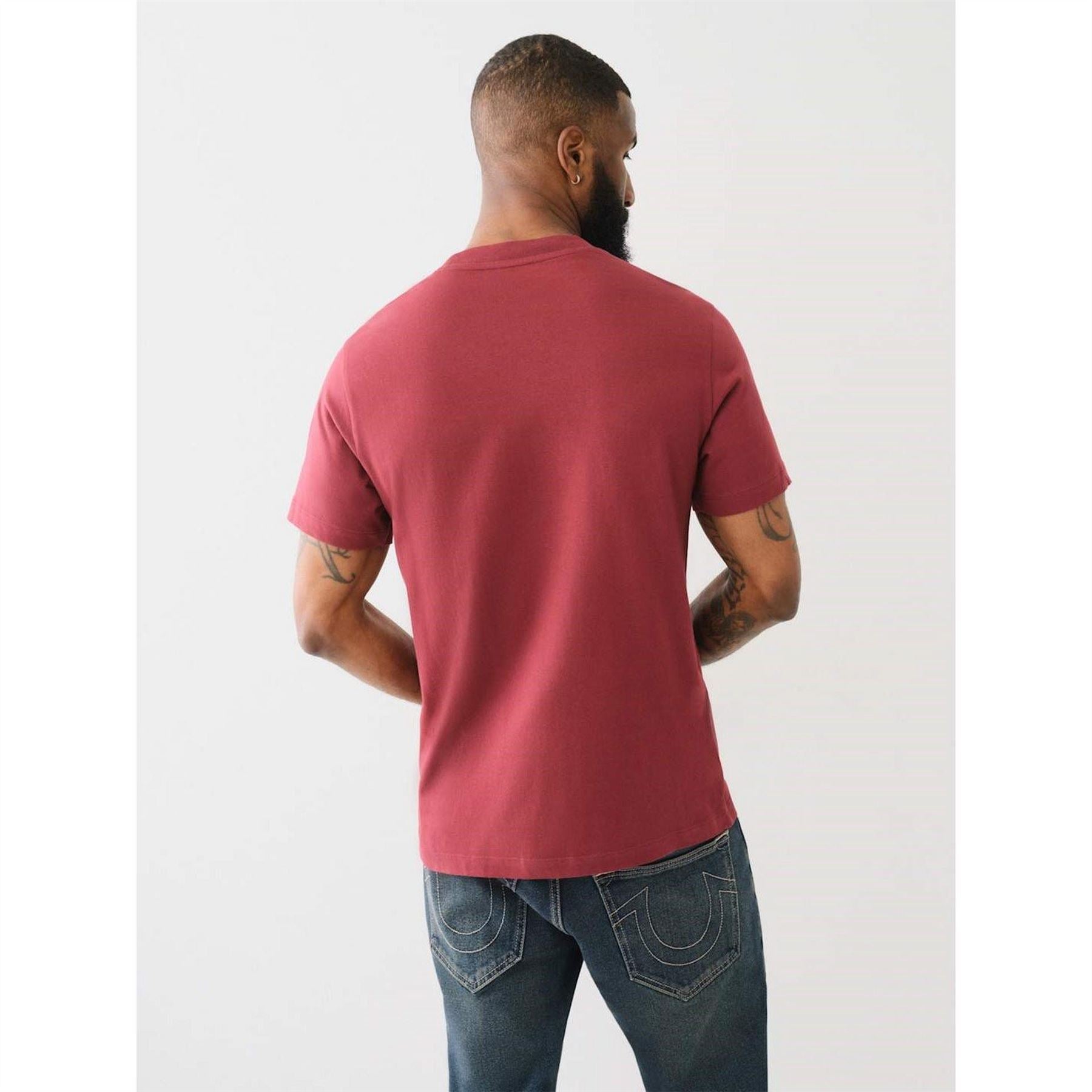 True Religion Regular Fit Crew Neck Short Sleeve T-Shirt