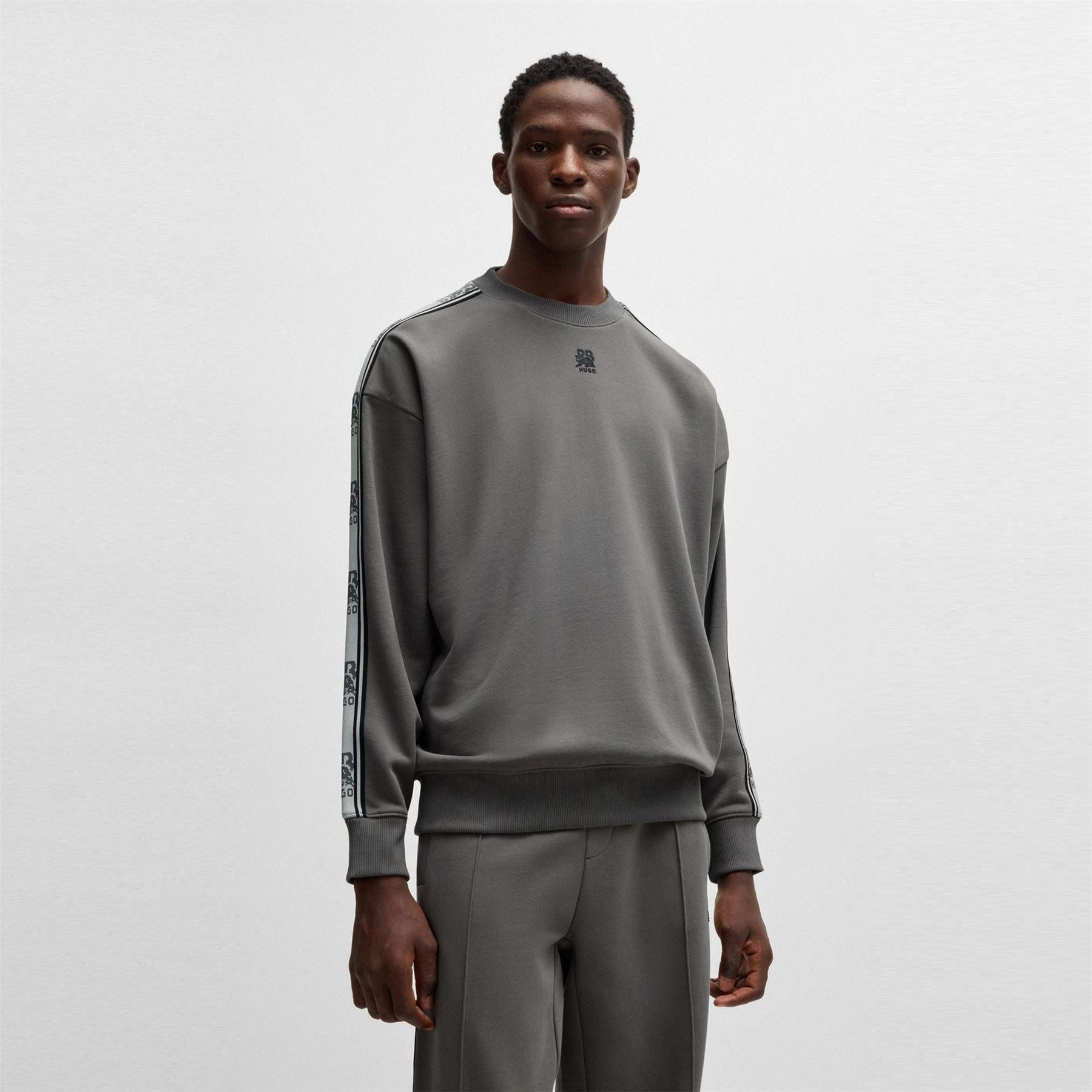 Hugo Tape Cotton Sweatshirt