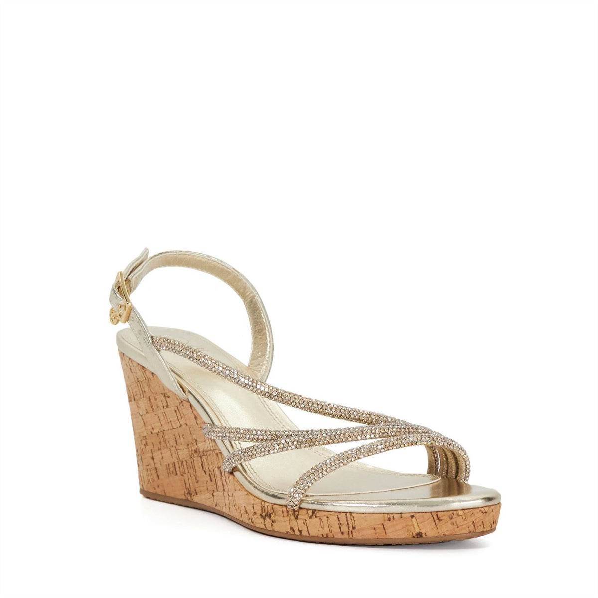 Dune London Kemory Open Toe High Heel Wedge Sandals
