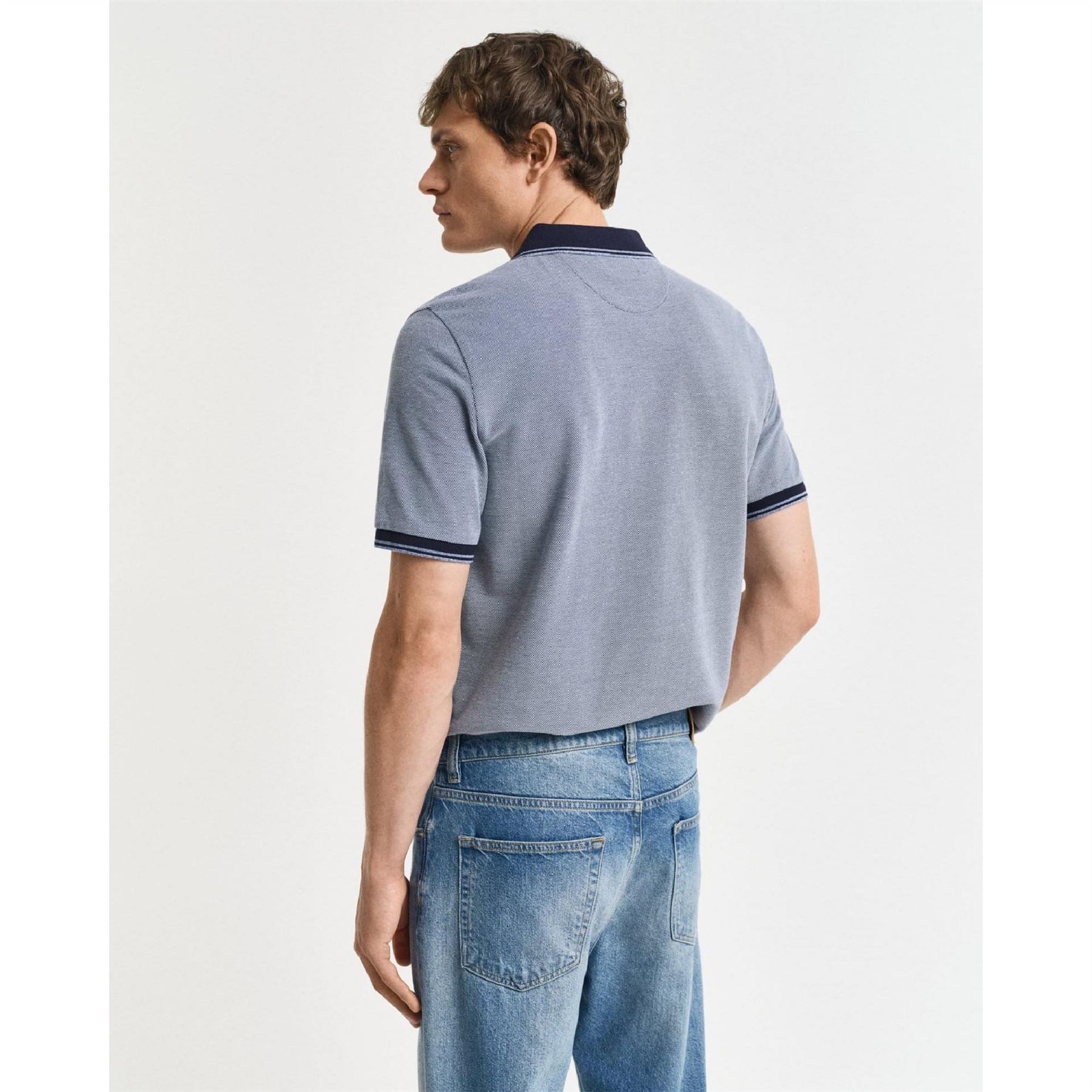 Gant 4-Colour Oxford Piqué Polo Shirt