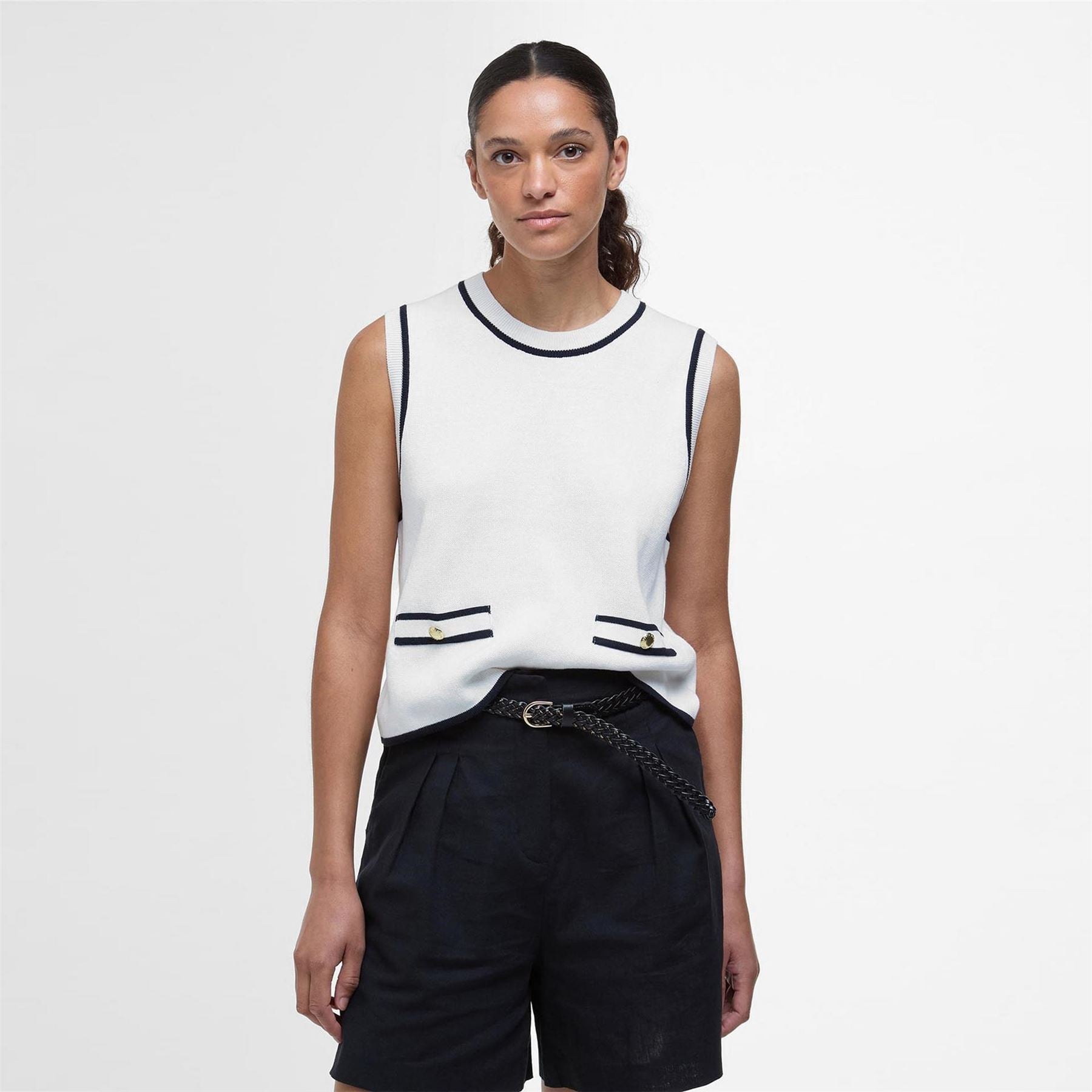Barbour Sleeveless Knitted Jumper