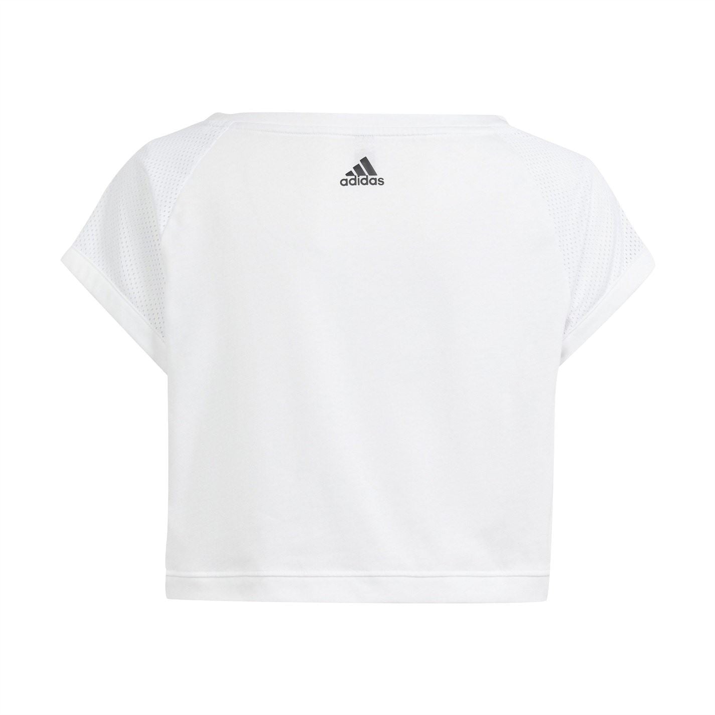 adidas Aeroready Cropped Dance T-Shirt Girls