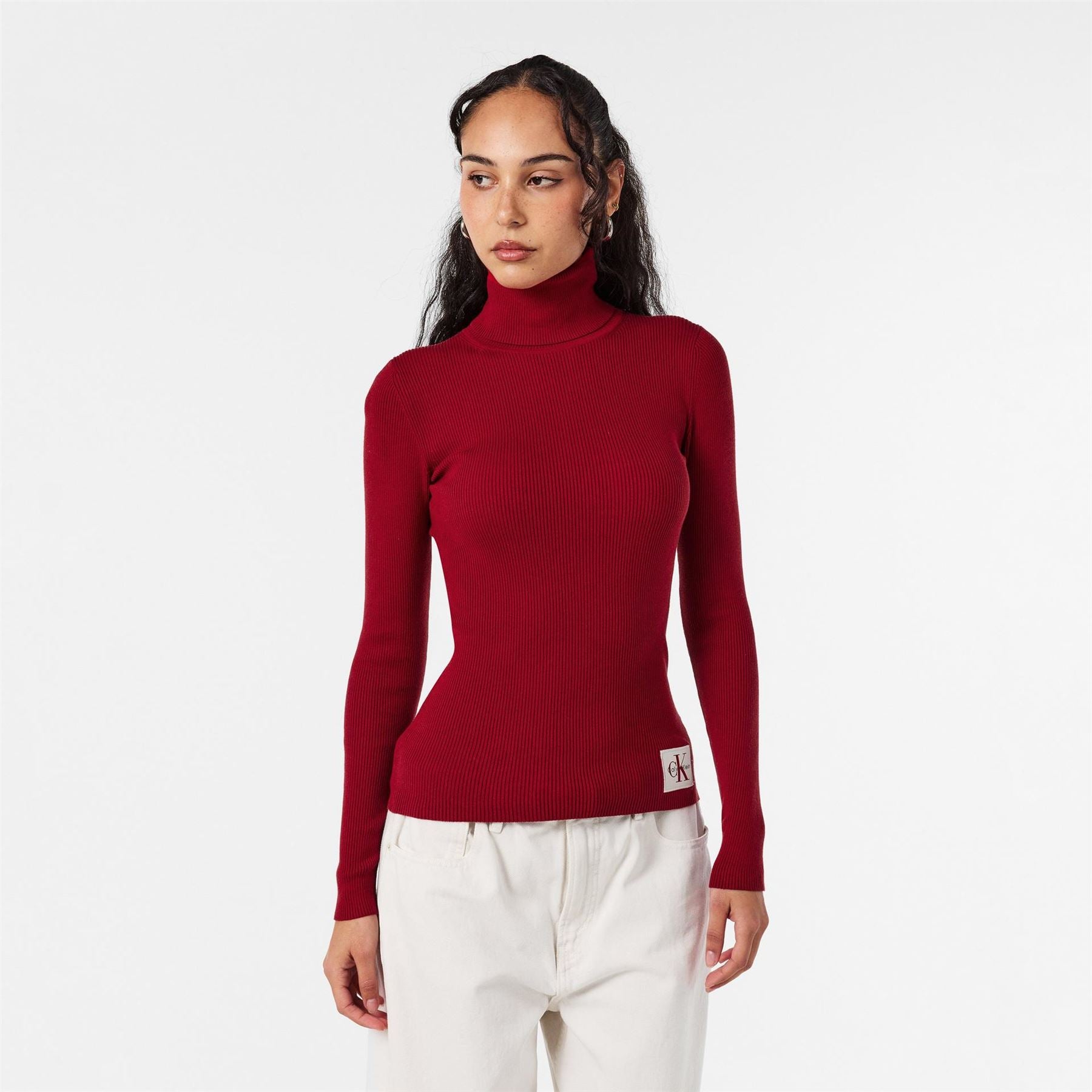Calvin Klein Jeans Turtle Neck Long Sleeve Slim Fit Sweater
