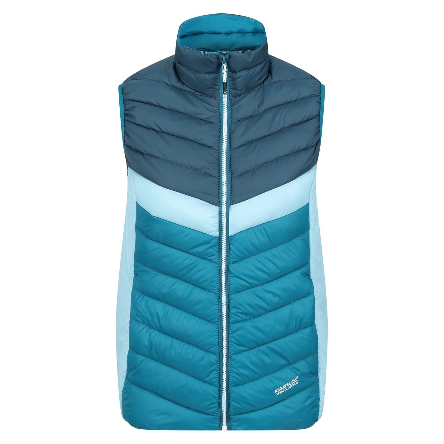 Regatta Harrock Color Block Mock Neck Gilet