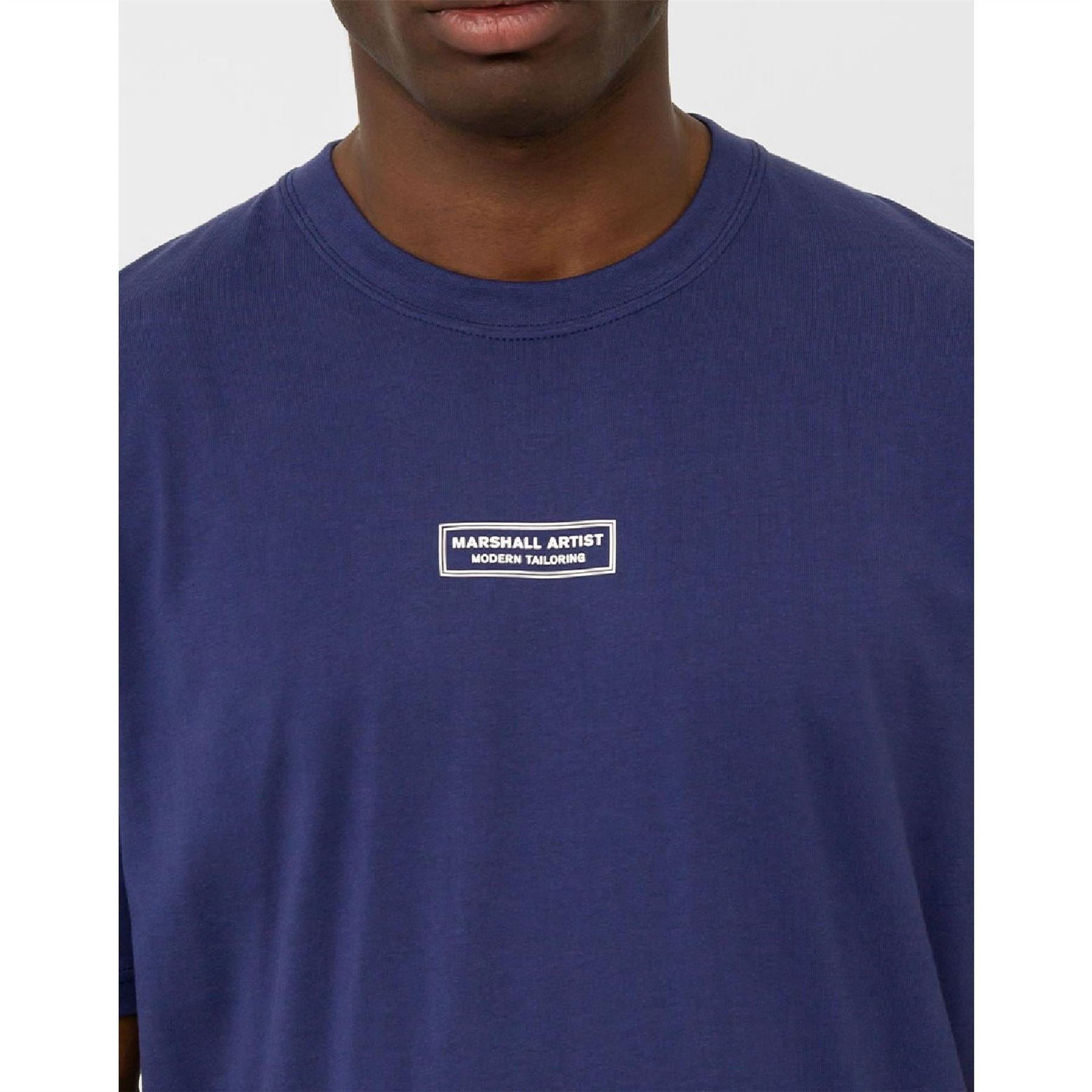 Marshall Artist Logo Print Crew Neck Short Sleeve T-Shirt