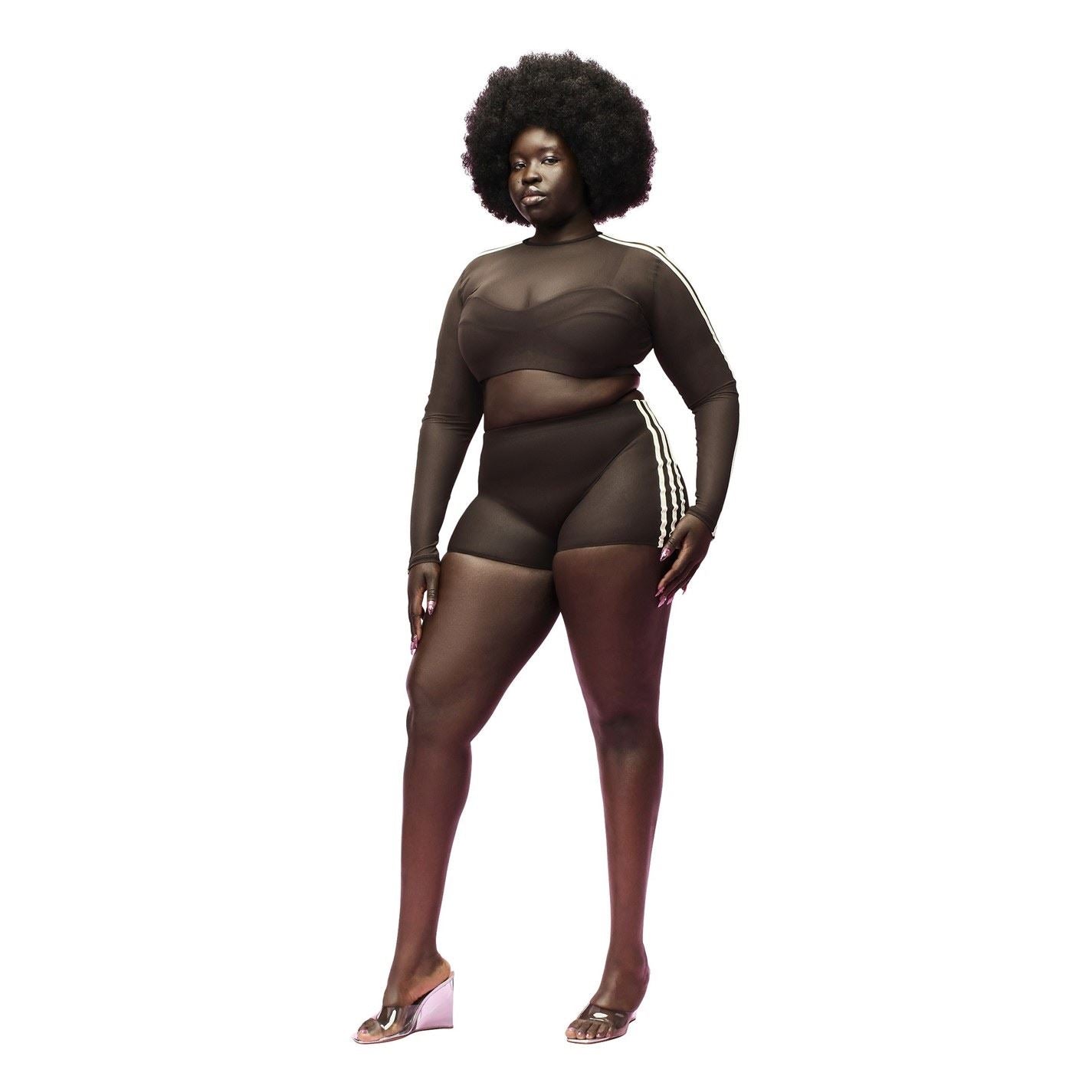 adidas Originals Ivy Park Illusion Long Sleeve Swim Top