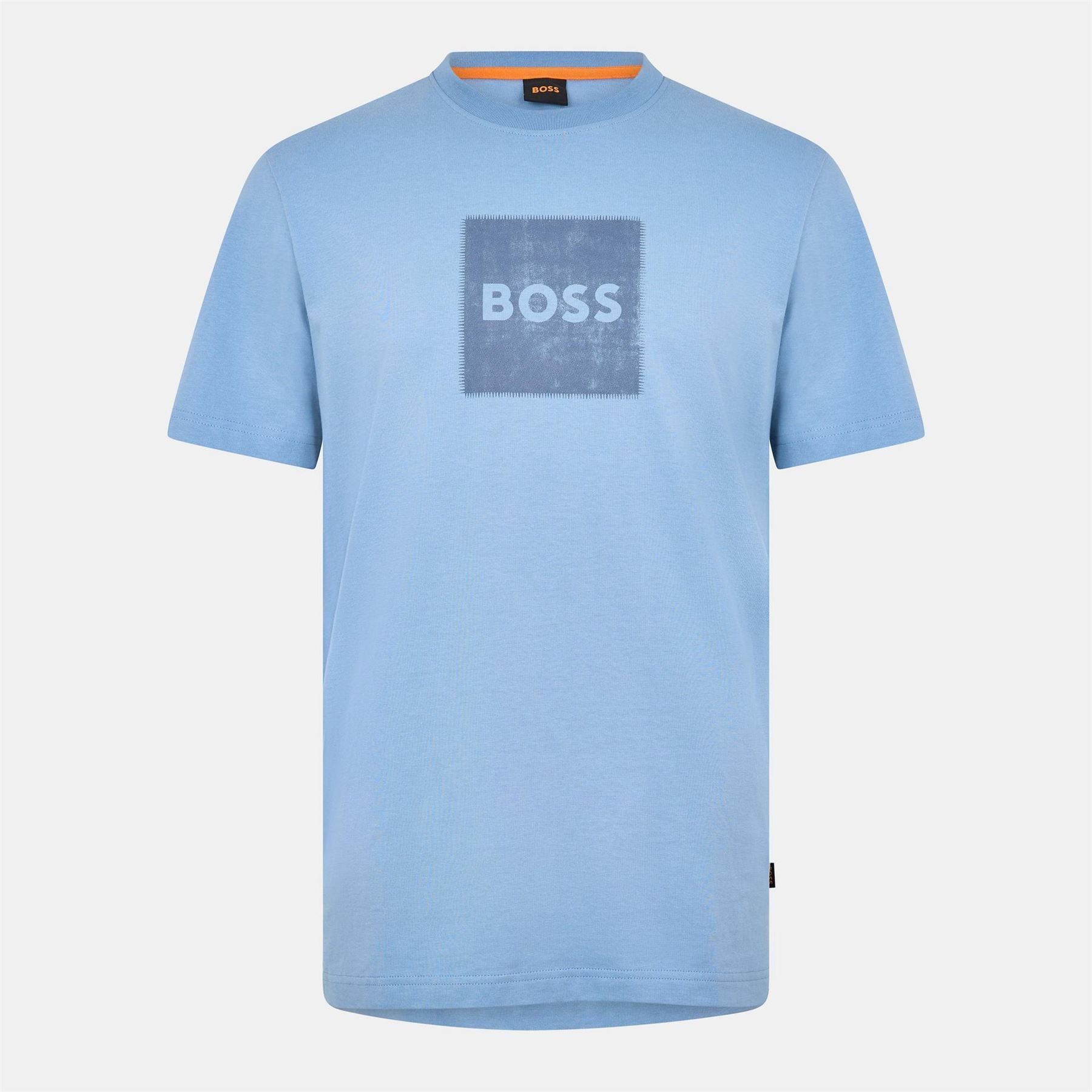 Boss BOSS ORANGE Short Sleeve T Shirt with Contemporary Stitched Logo