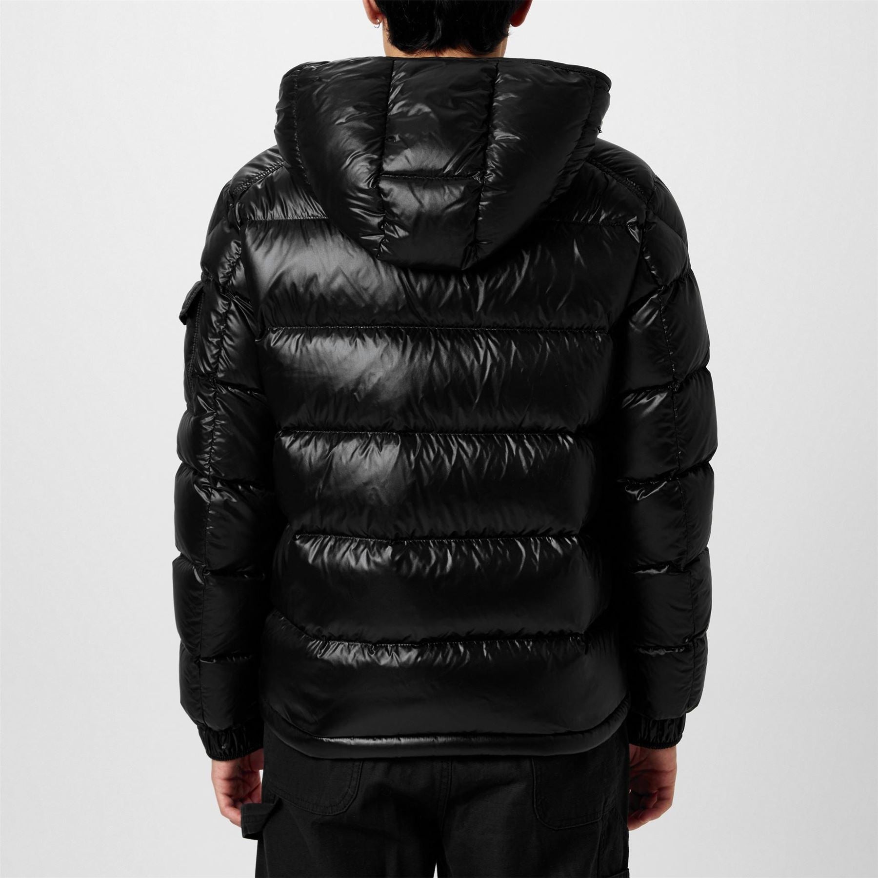 Moncler Maya Waterproof Down Detachable Hood Short Puffer Jacket