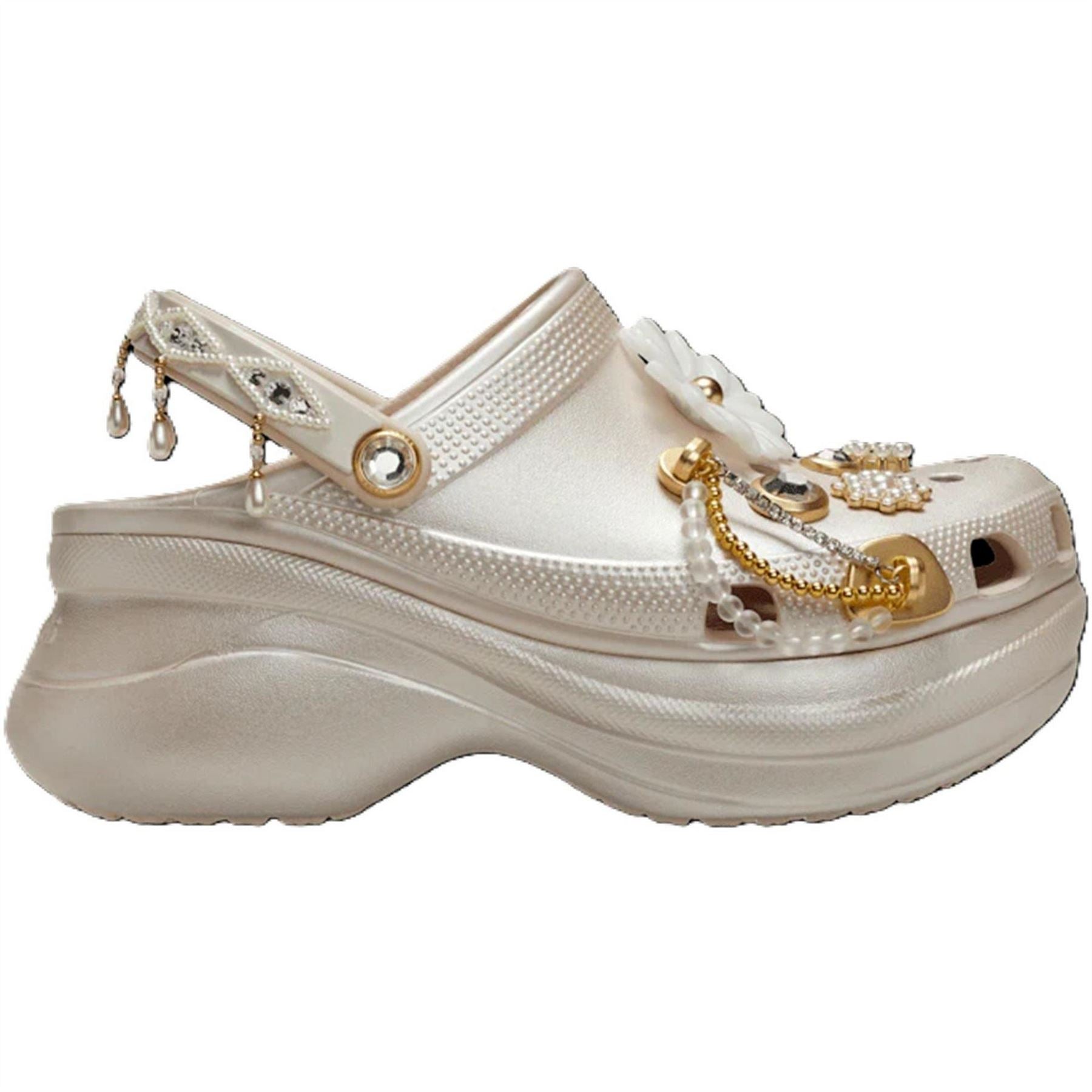 Crocs Bedazzled Shuv Platform Clogs