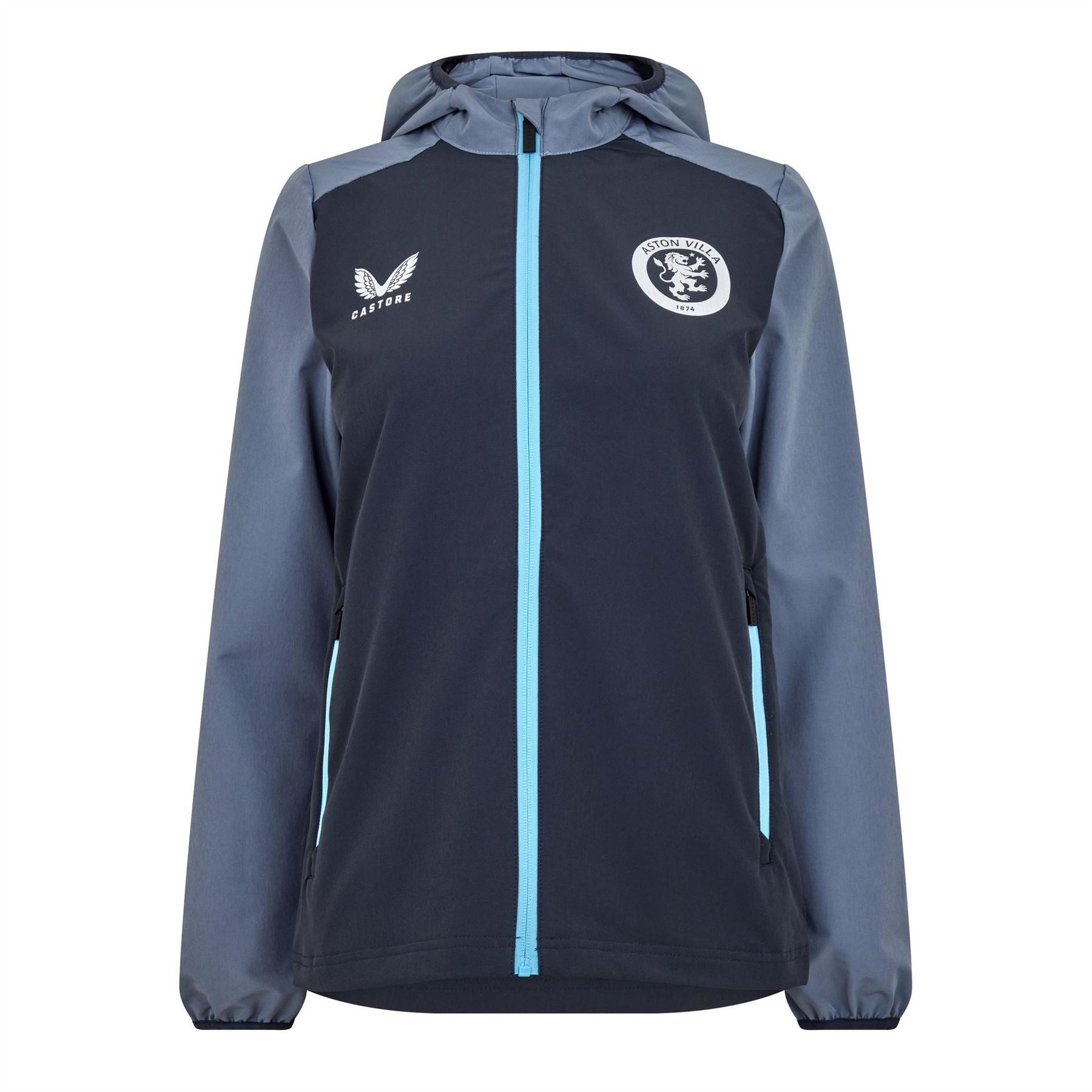 Castore Aston Villa Licensed Rain Anorak Jacket