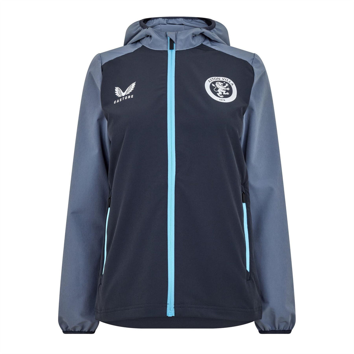 Castore Aston Villa Licensed Rain Anorak Jacket