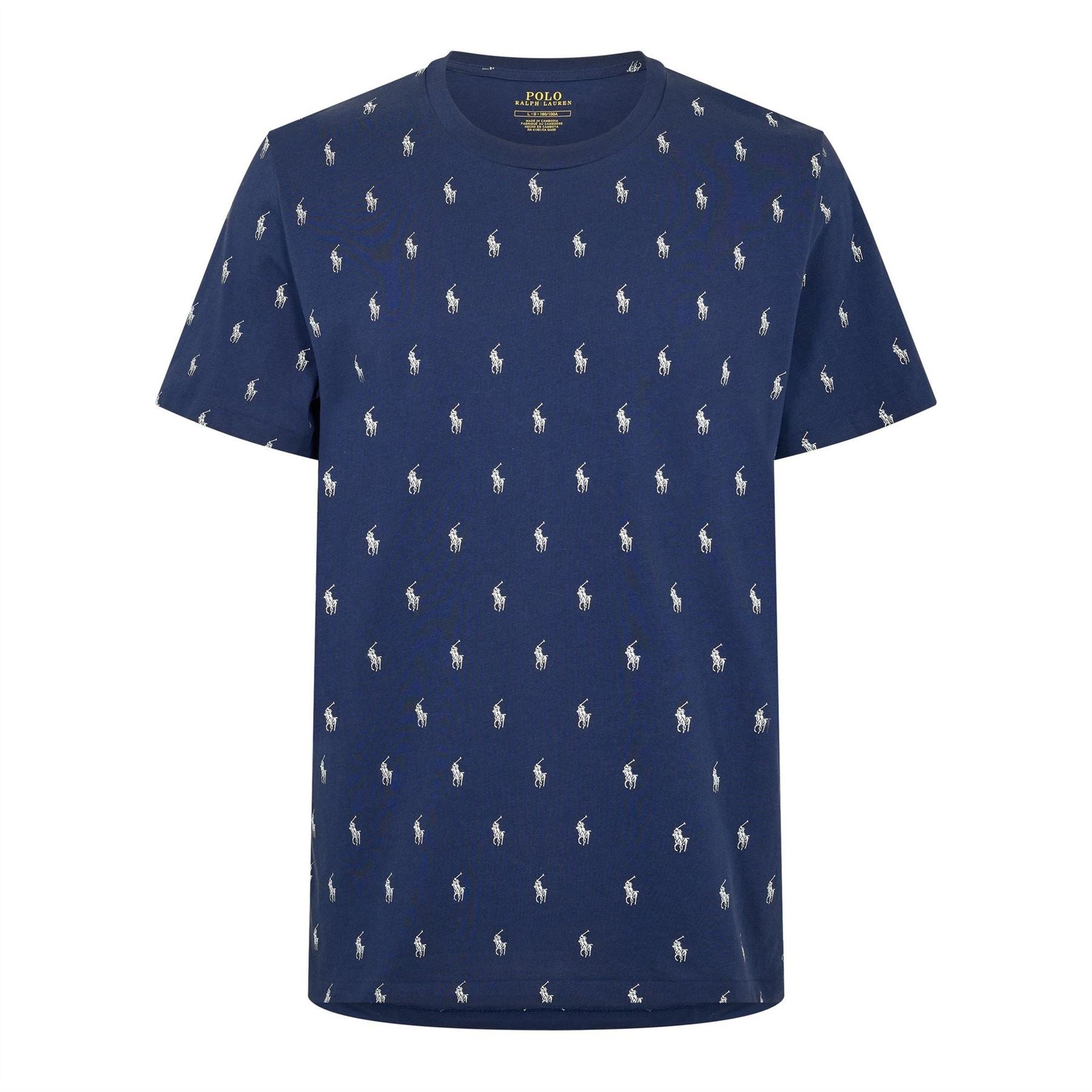 Polo Ralph Lauren All Over Pony Cotton Short Sleeve T-Shirt