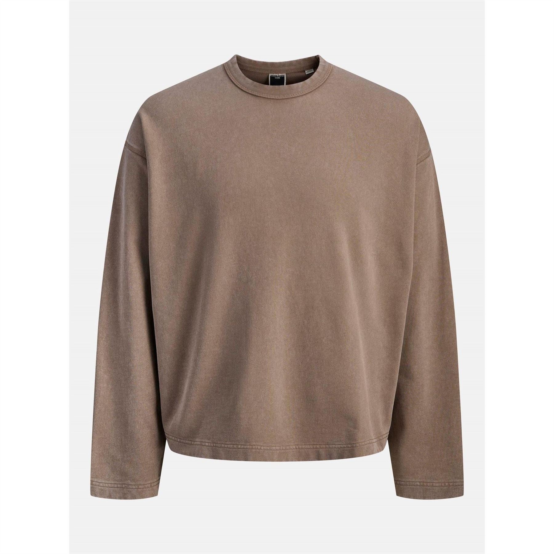 Jack and Jones Athletico Lettering Graphic Long Sleeve Sweatshirt