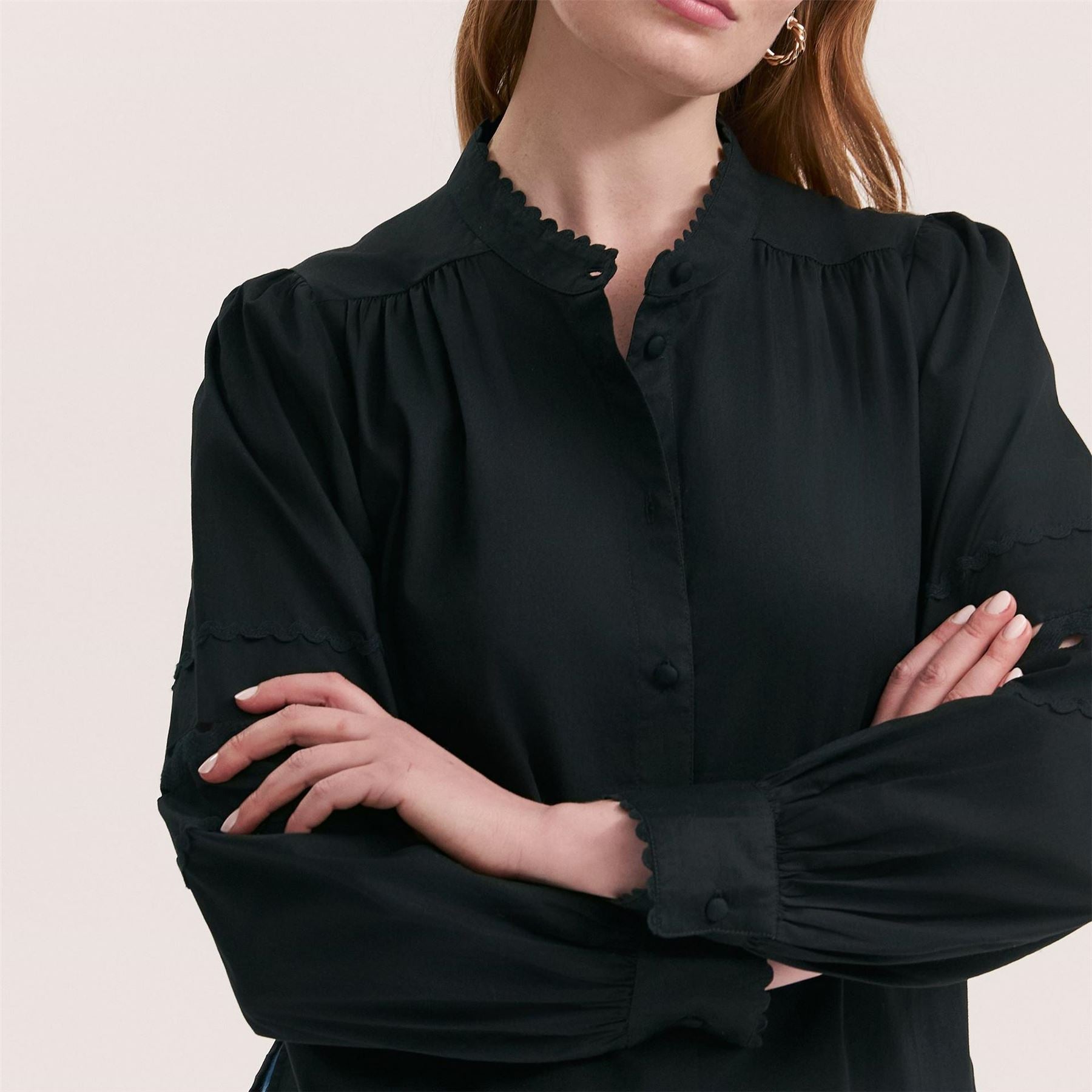 Finery Relaxed Fit Long Sleeve Shirt