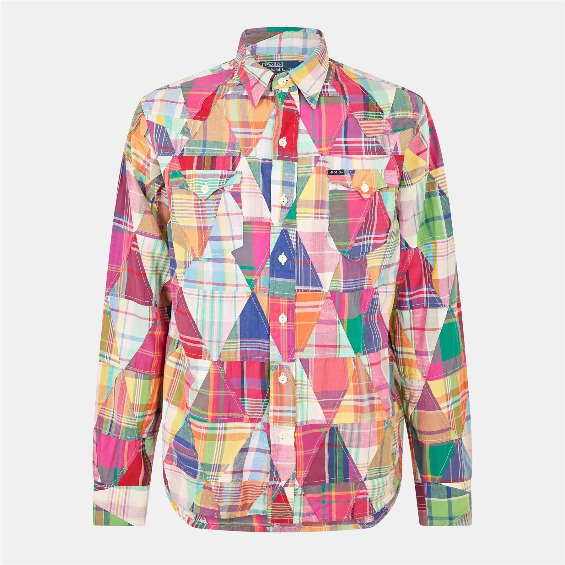 Polo Ralph Lauren Madras Regular Fit Long Sleeve Cuff Shirt