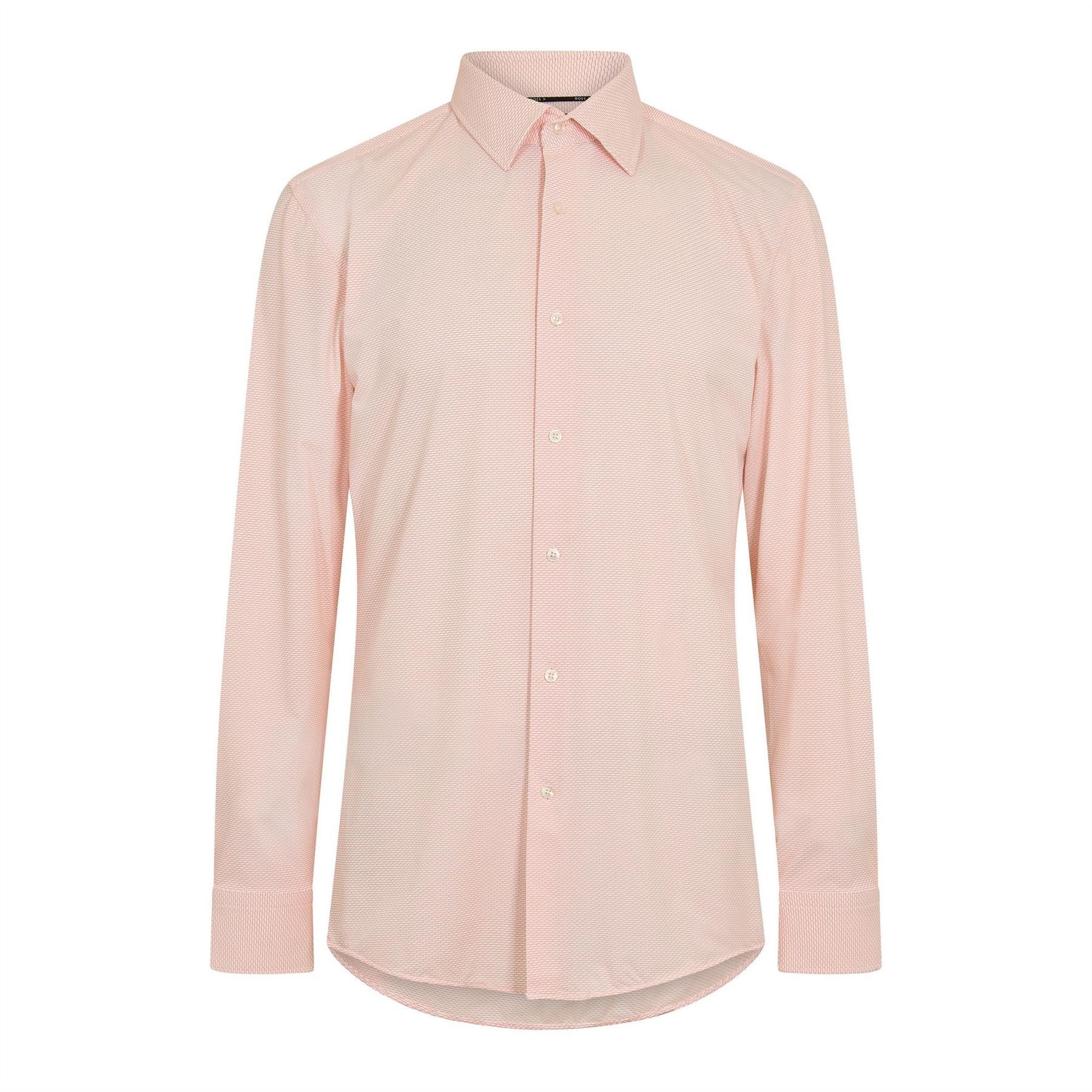 Boss Point Collar Long Sleeve Oxford Shirt