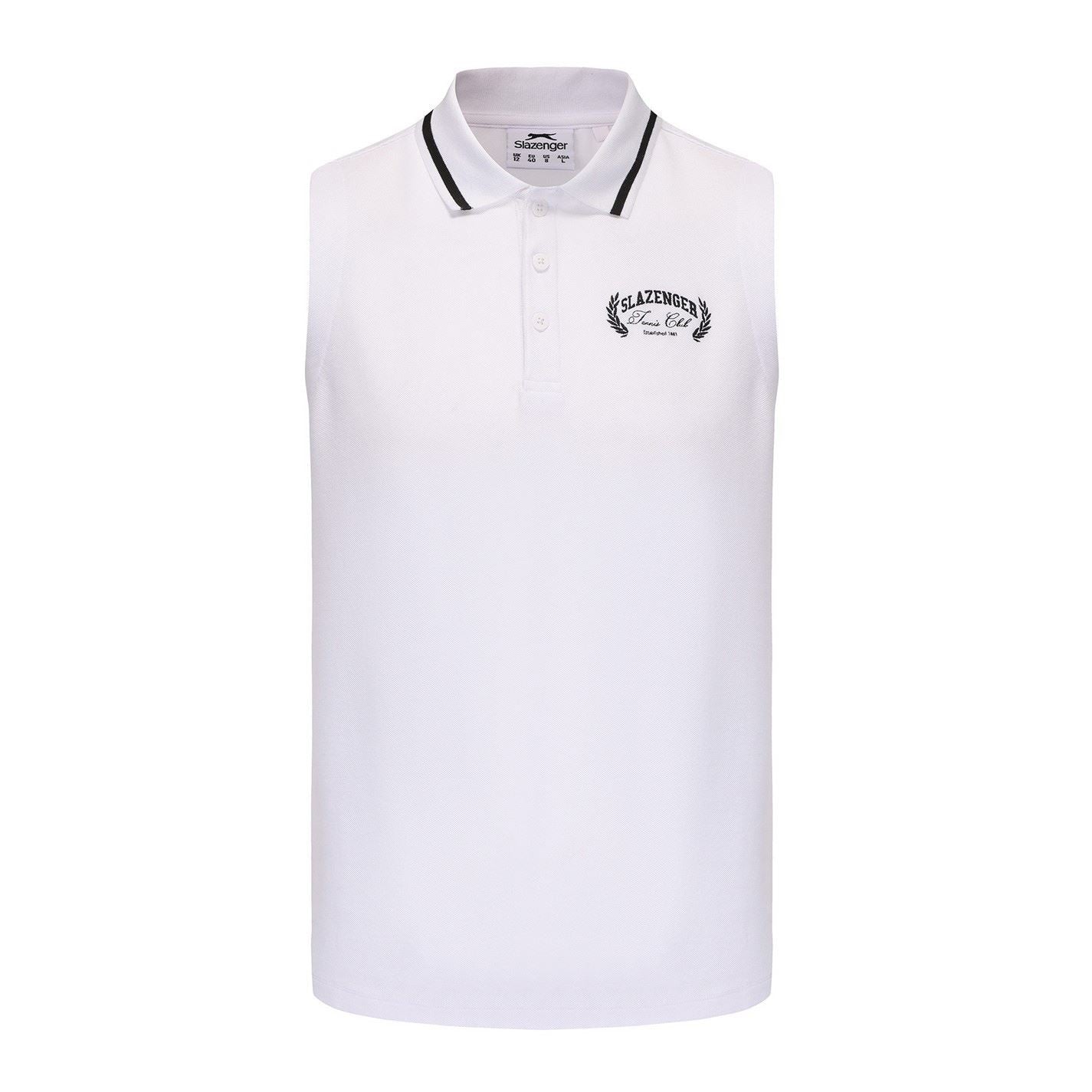 Slazenger Plain Short Sleeve Polo Shirt