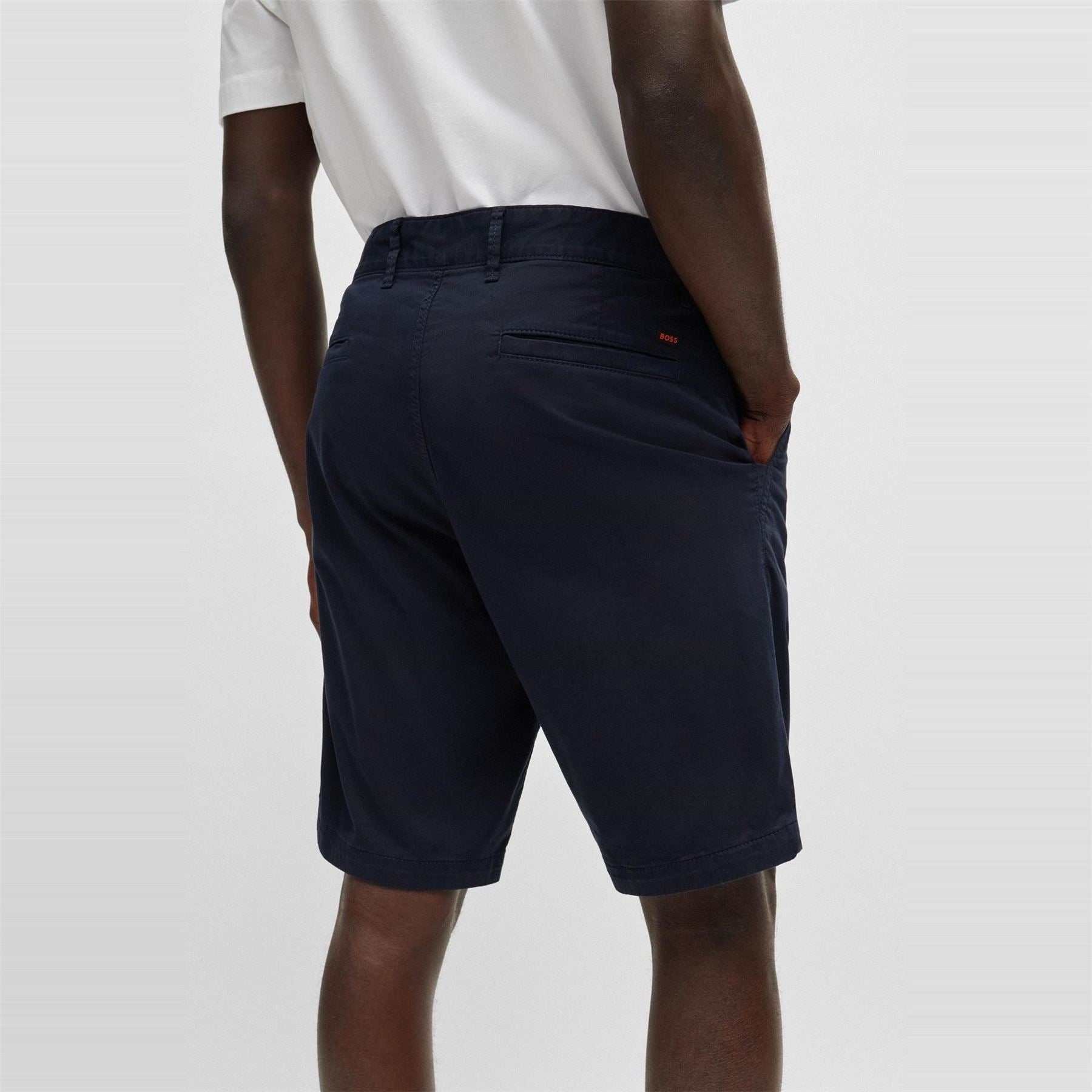 Boss Chinoslim Soft Cotton Blend Shorts