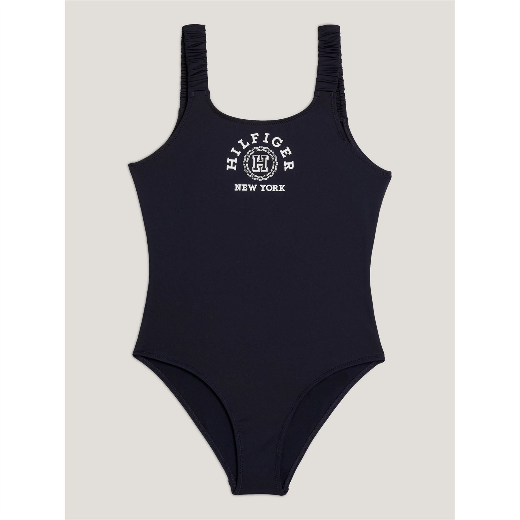 Tommy Hilfiger Logo Scoop Neck Swimsuit