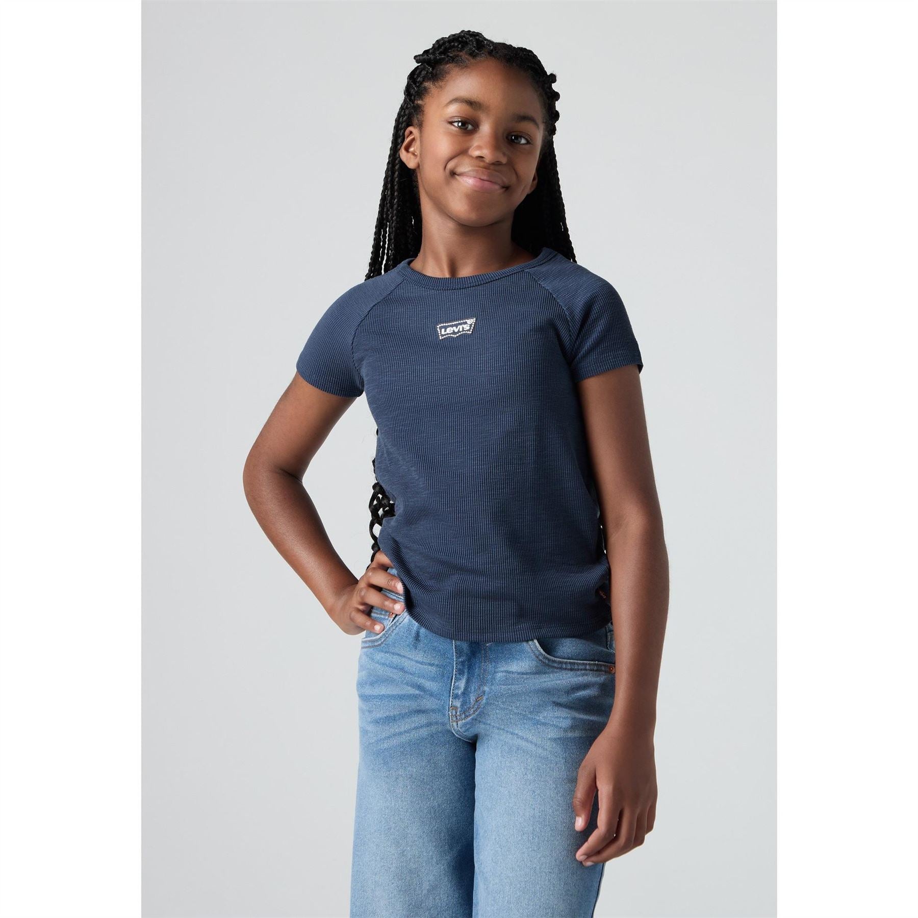 Levis Diamante Raglan Sleeve Crew Neck T-Shirt