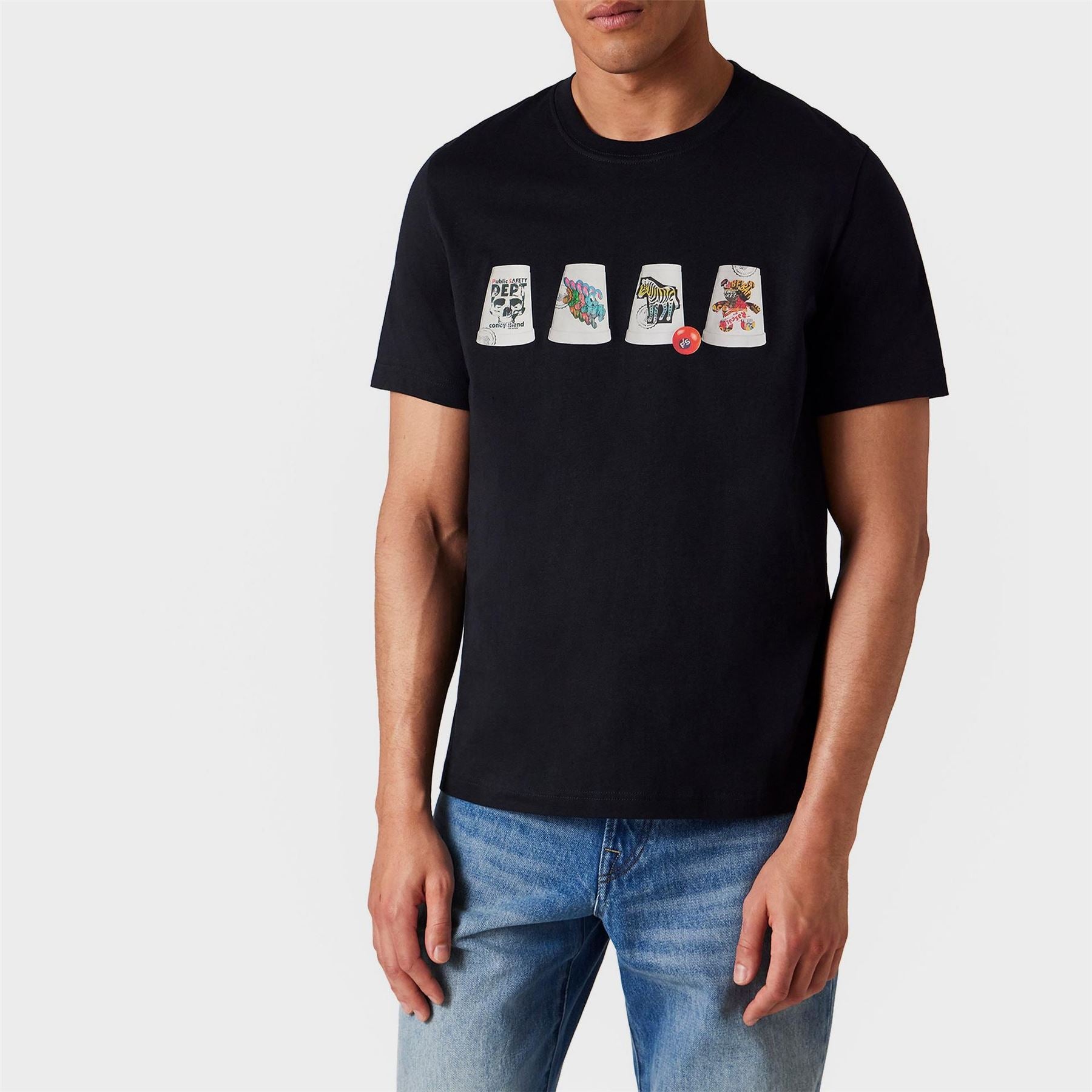 PS Paul Smith Cups Regular Fit Short Sleeve T-Shirt