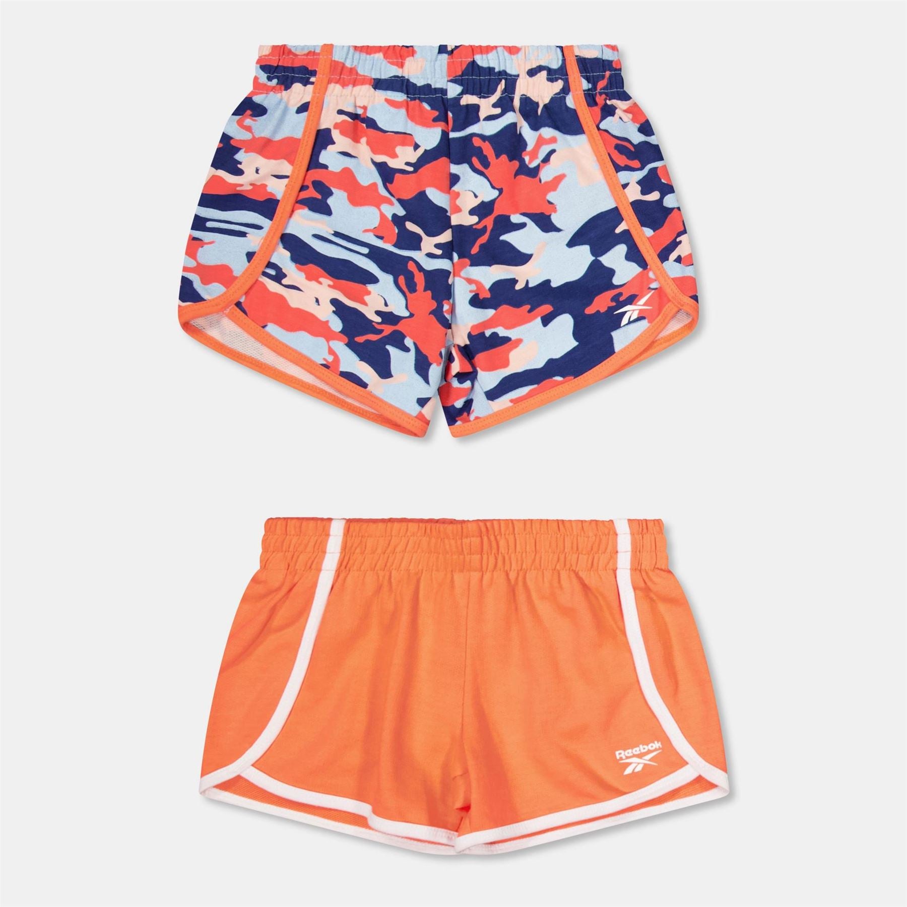 Reebok 2 Pack Bermuda Shorts with Elasticated Waistband