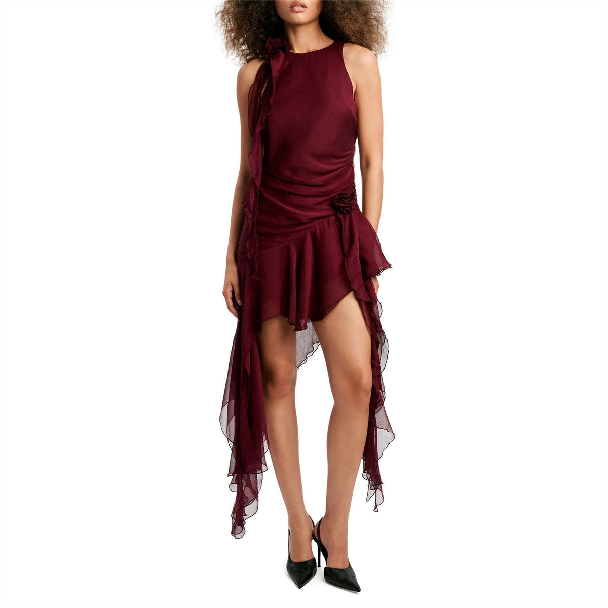 Bardot Ivana High Low Midi Bodycon Dress