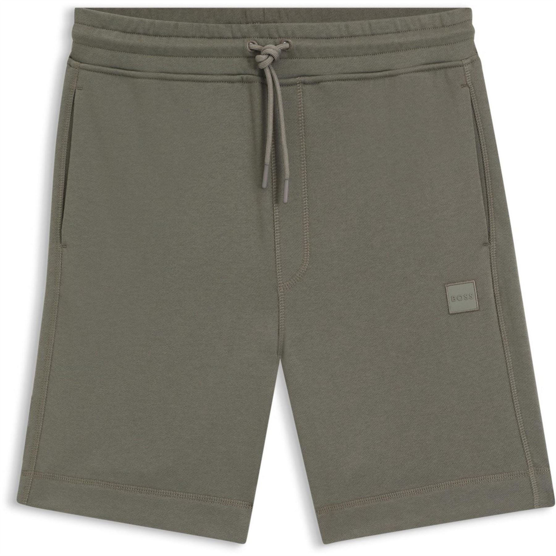 Boss Orange Mid Length Elasticated Drawstring Fleece Shorts