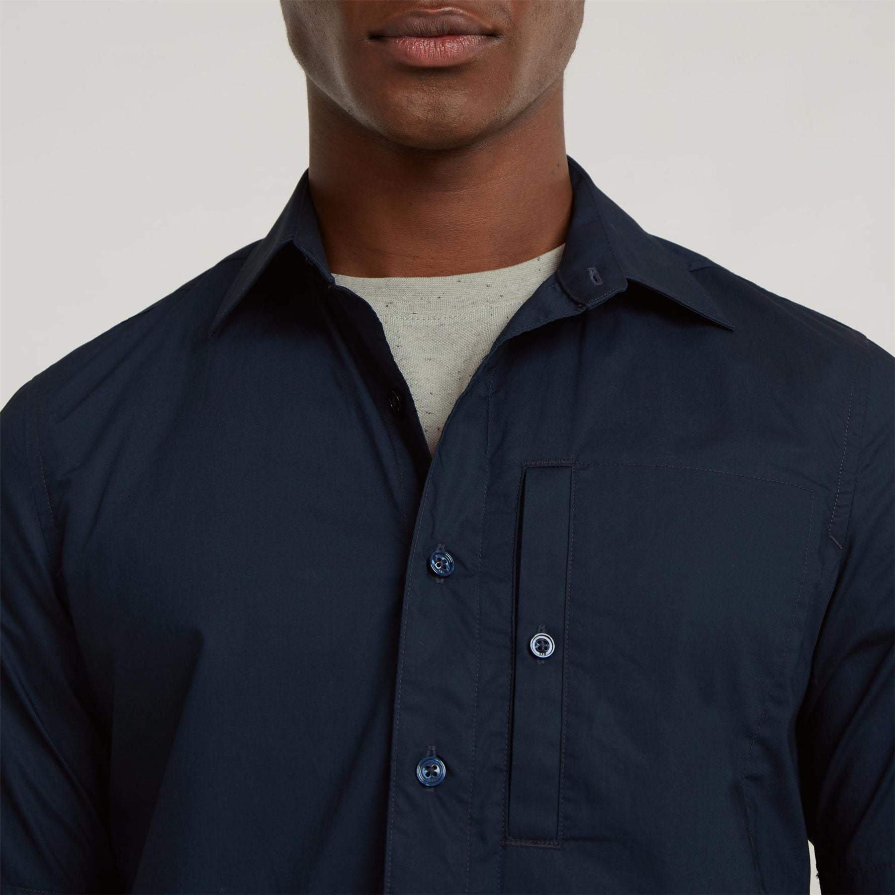 G Star G4a Slim Short Sleeve Oxford Shirt