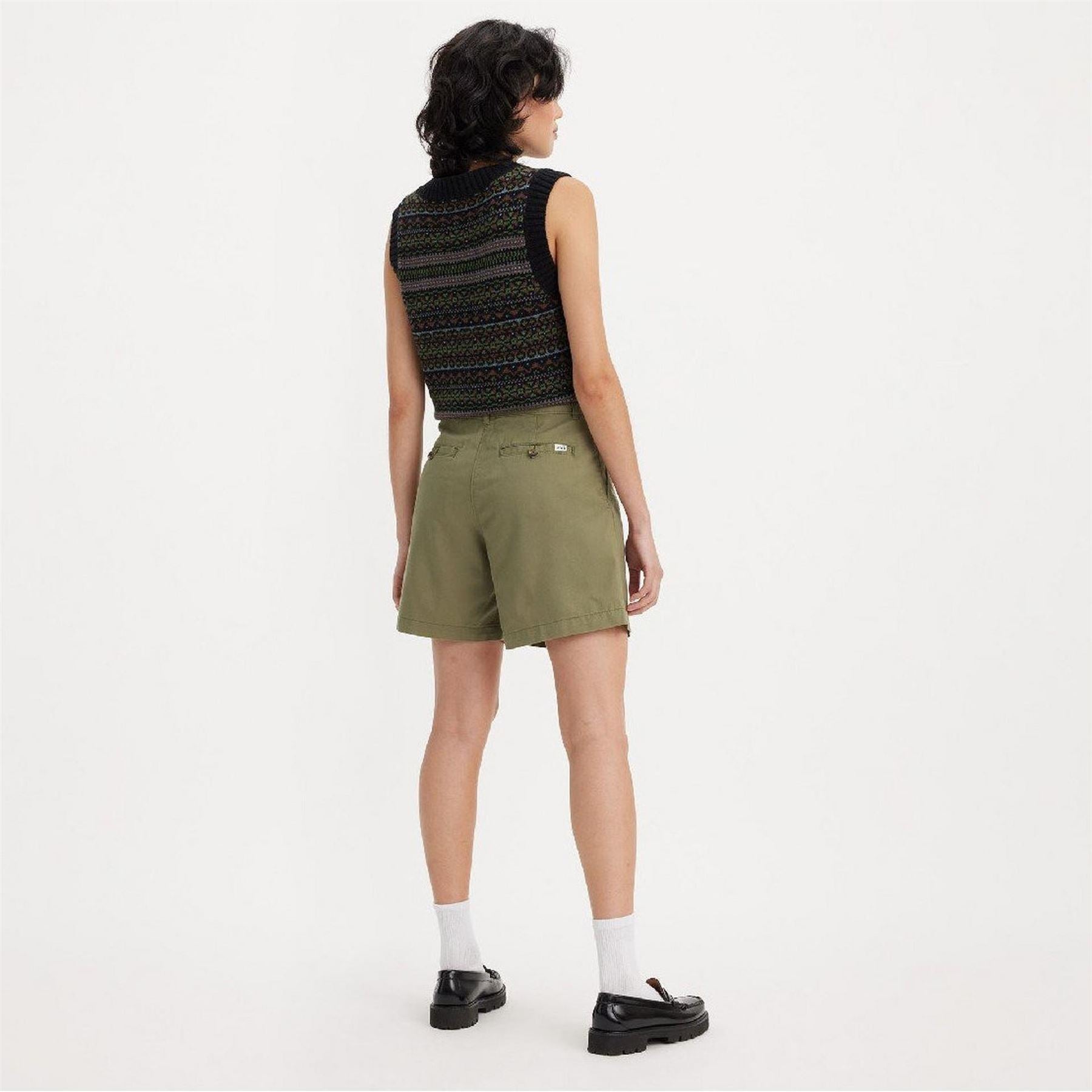 Levis Pleated Trouser Short Deep Lic