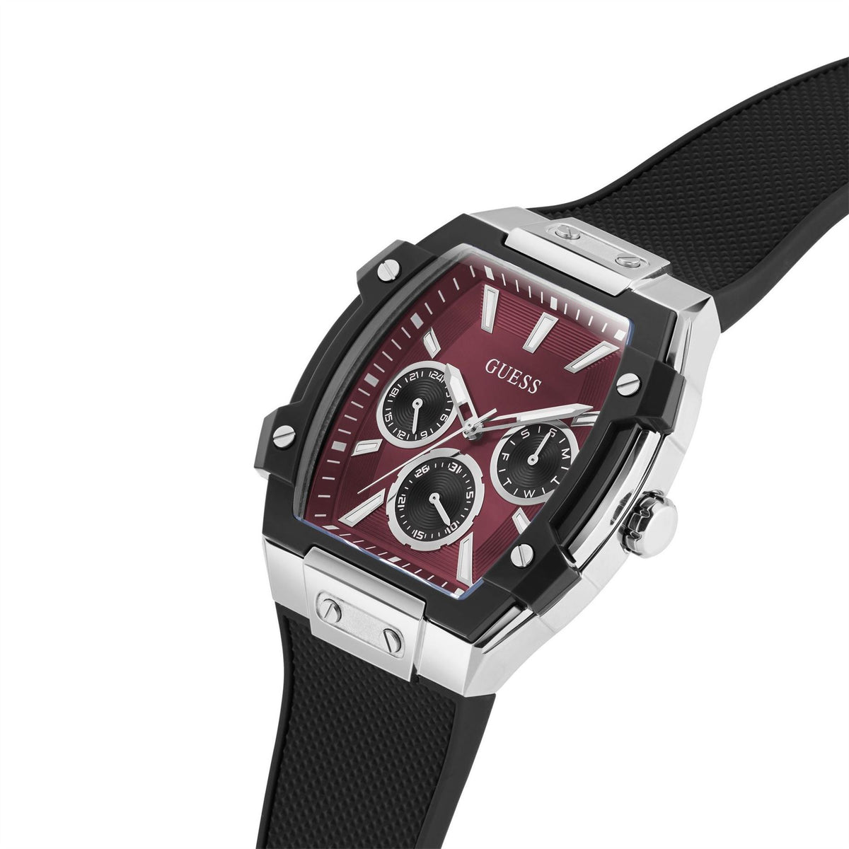 Guess Phoenix Tonneau Stainless Steel Analogue Quartz Watch