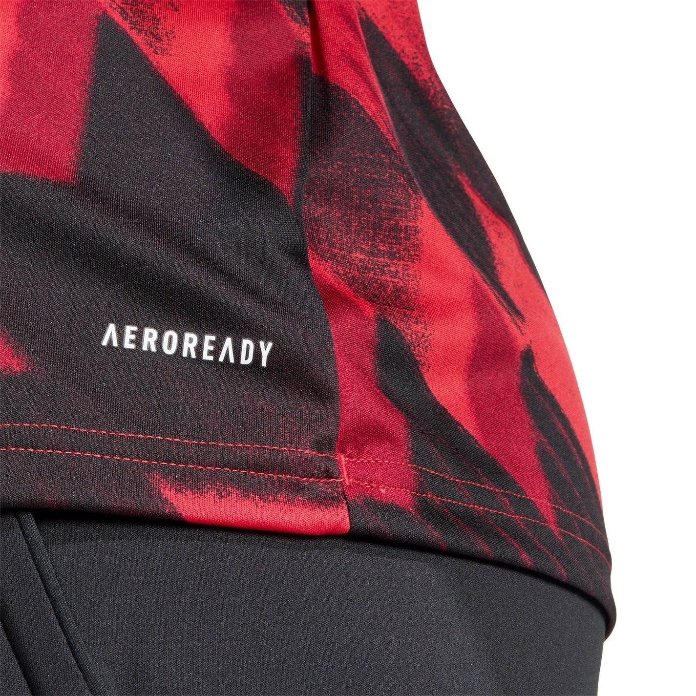 adidas Womens Manchester United Pre Match Shirt 2025 2026