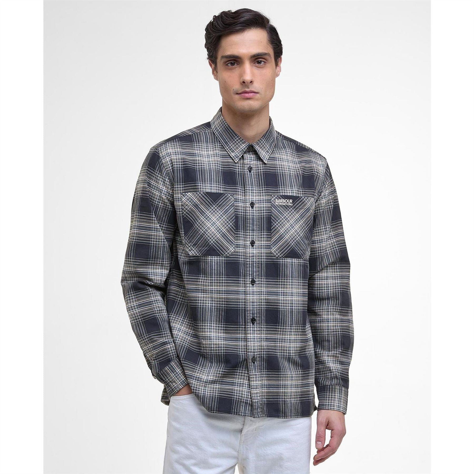 Barbour International Check Long Sleeved Shirt