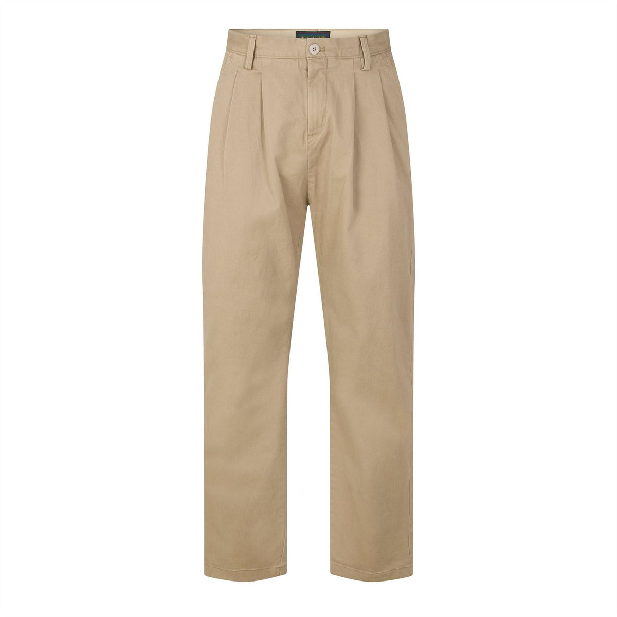 Timberland Solid Straight Fit Pleated Chinos