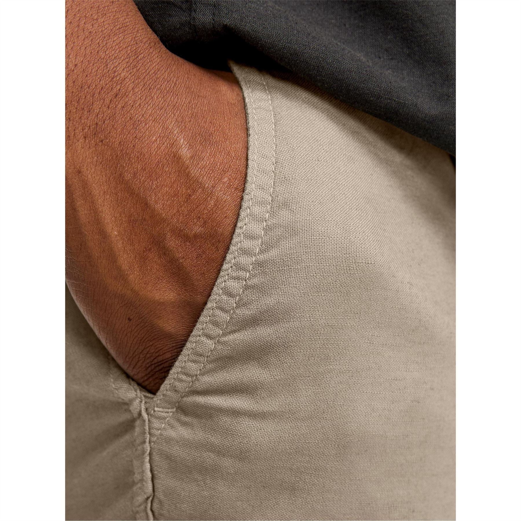 Jack and Jones Linen Plus Size Tracksuit Shorts