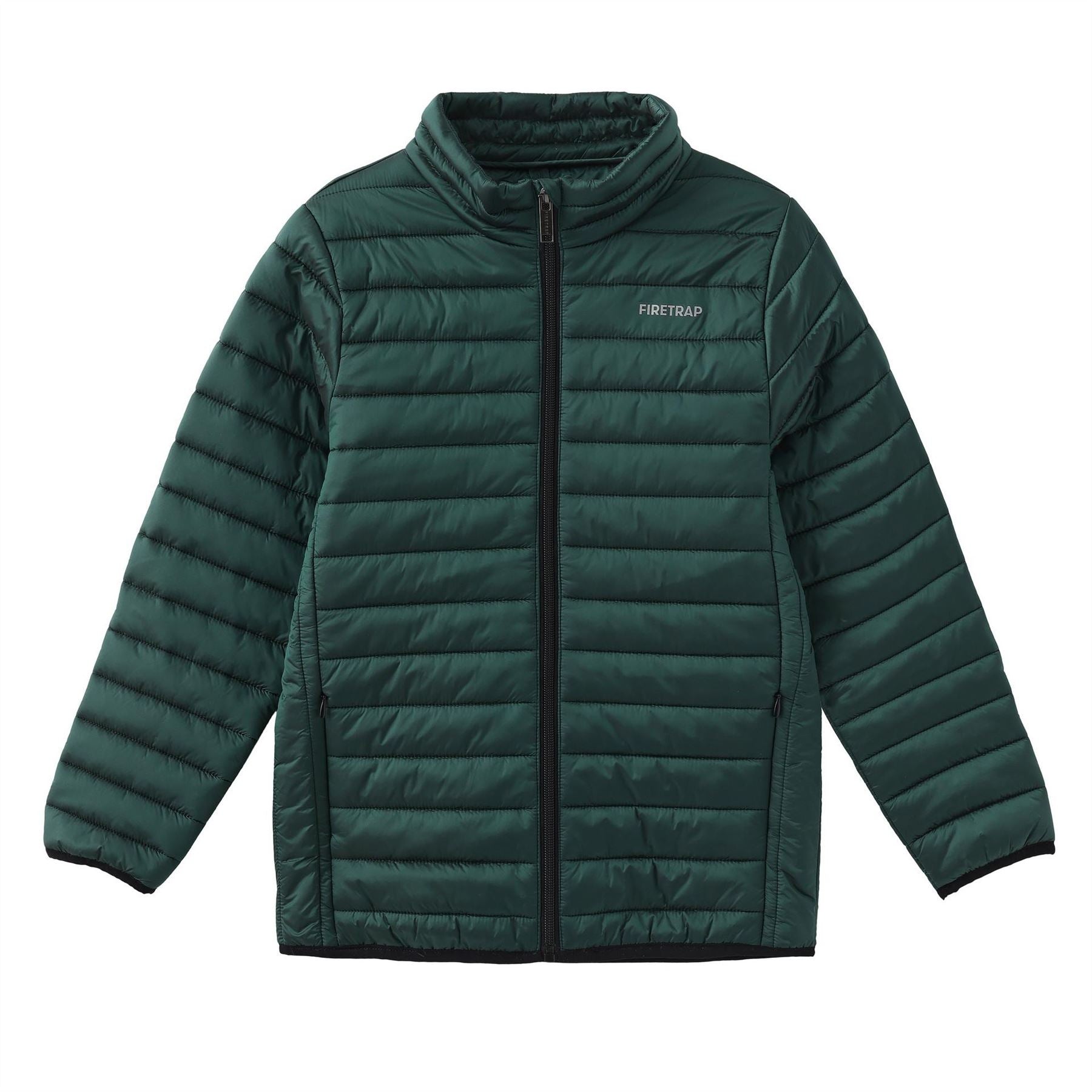 Firetrap Quilted Long Sleeve Slim Fit Puffer Jacket