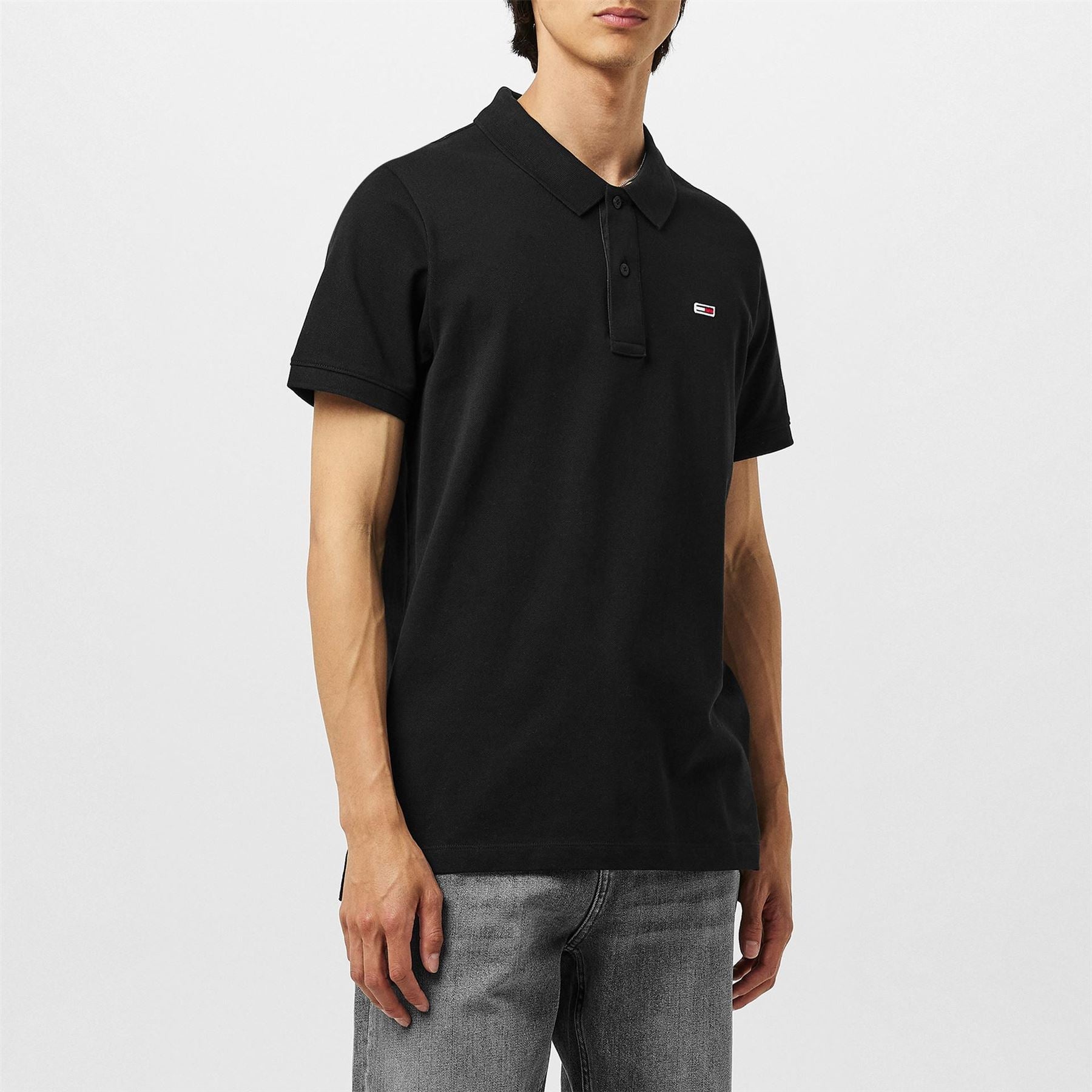 Tommy Jeans Mens Jeans Tjm Slim Placket Polo Shirt