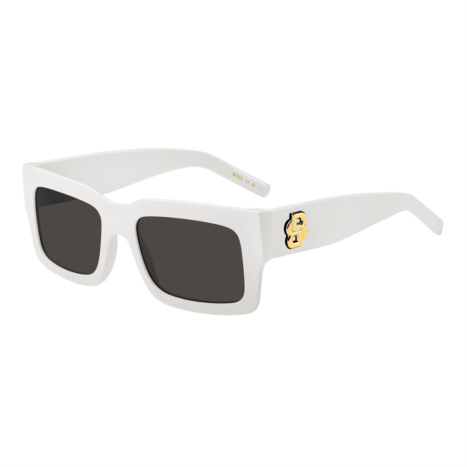 Boss Rectangular Round Sunglasses
